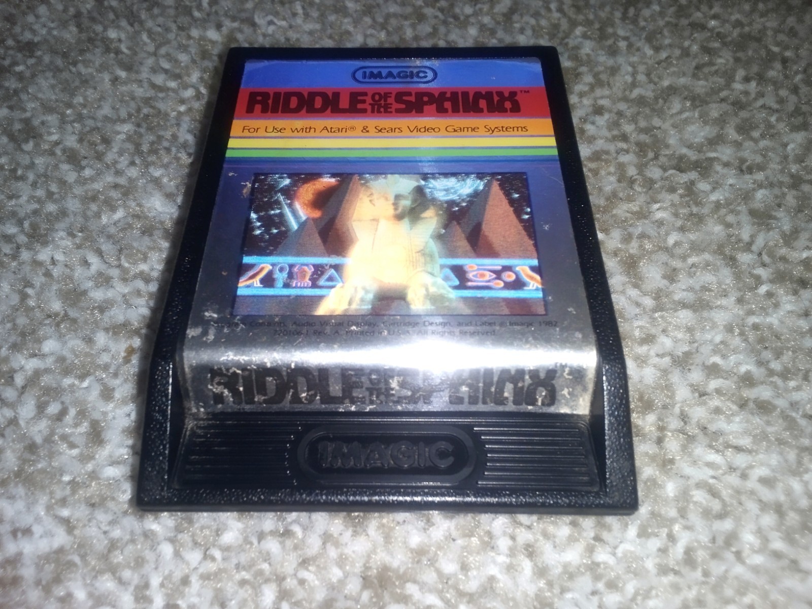 Atari 2600 IMAGIC Games Lot of 7 All Tested and Working See Pics