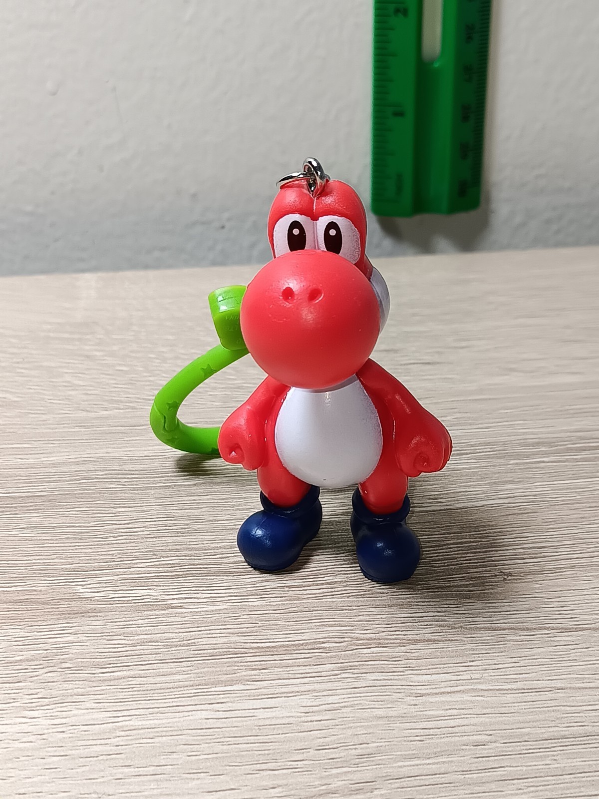 *FREE SHIP* 2″ RED YOSHI BackPack Buddies Clip Keychain Super Mario