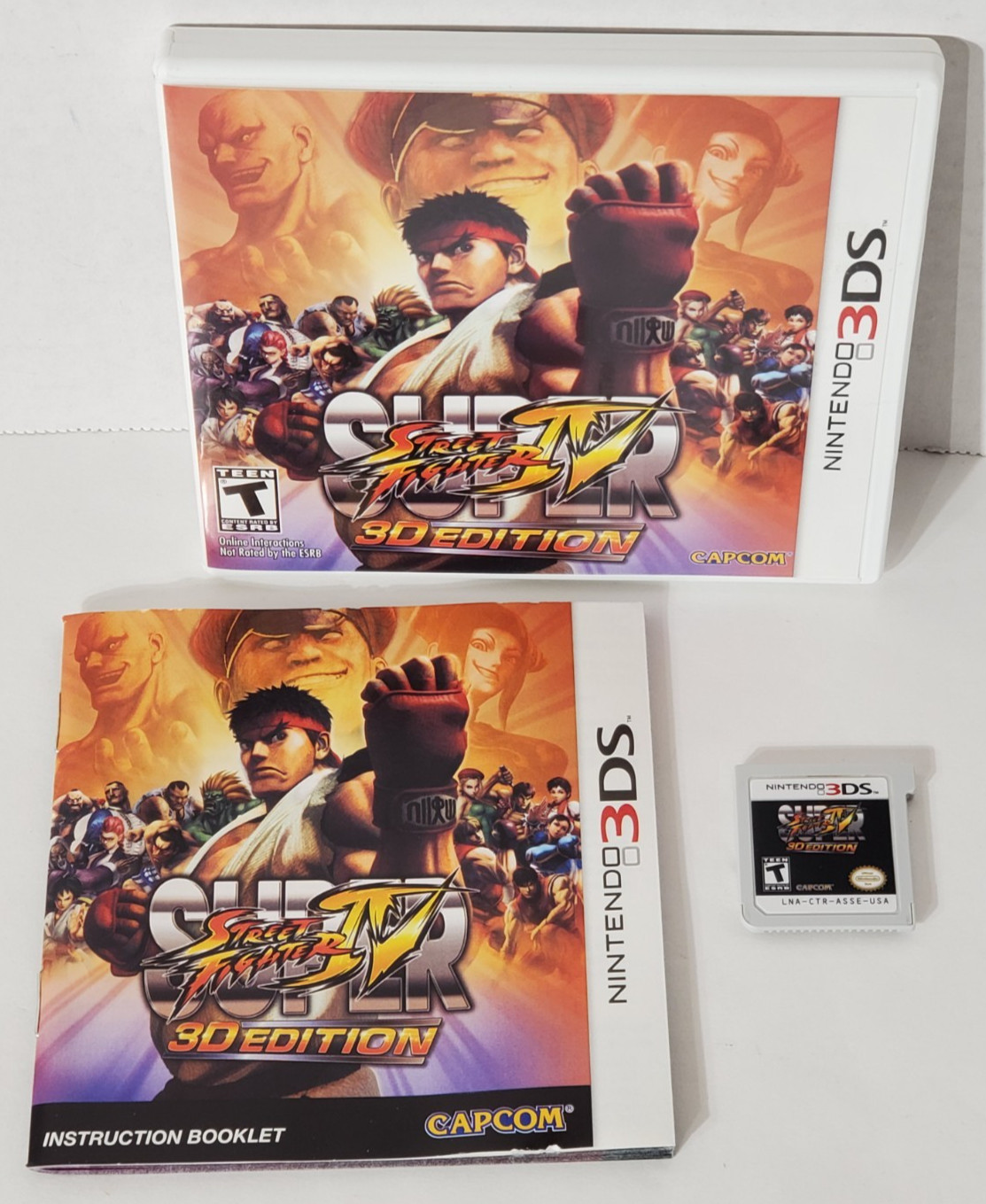 Super Street Fighter IV — 3D Edition (Nintendo 3DS, 2011) Complete – Tested