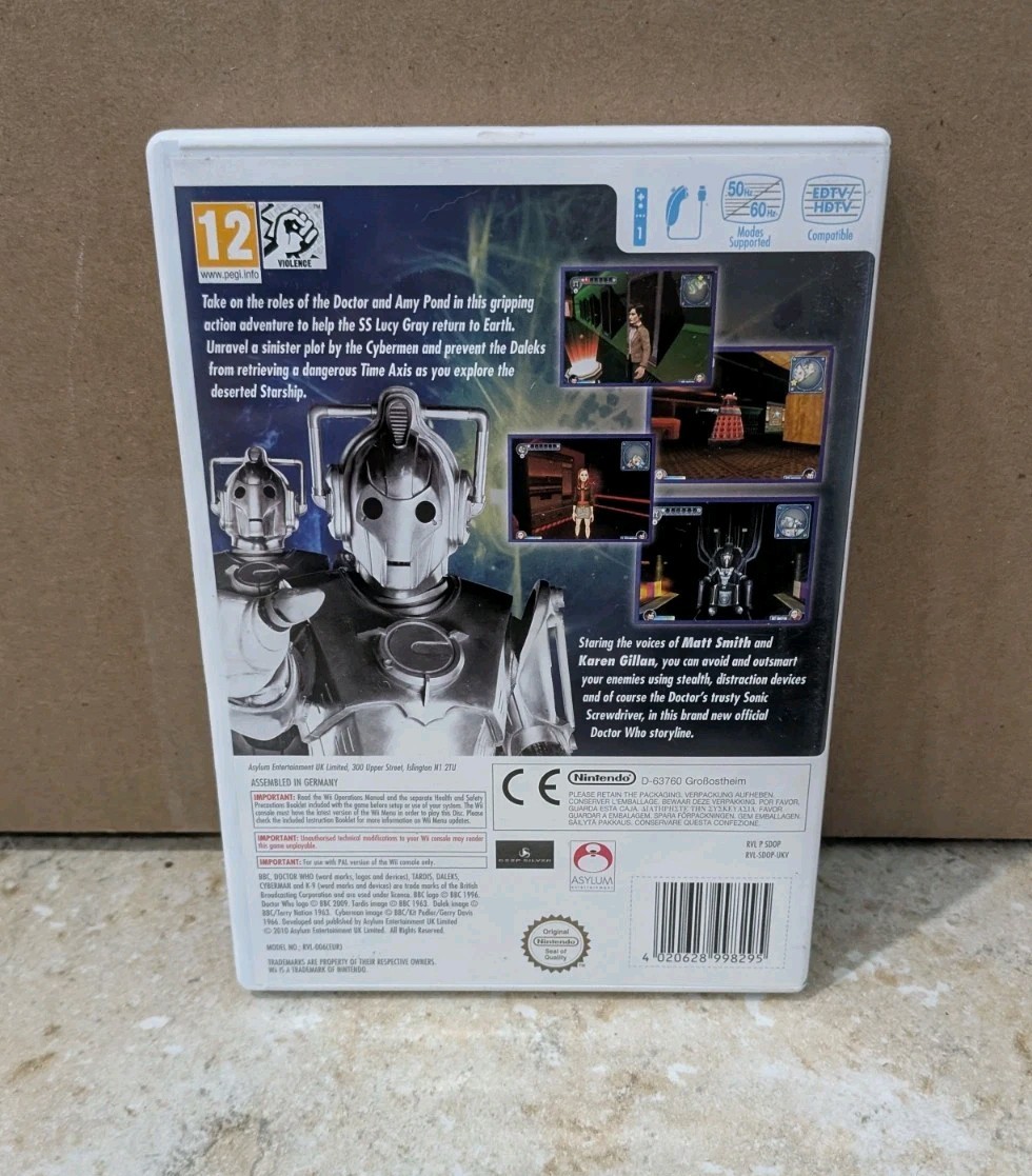 Doctor Who Return To Earth Nintendo Wii PAL Version – CIB