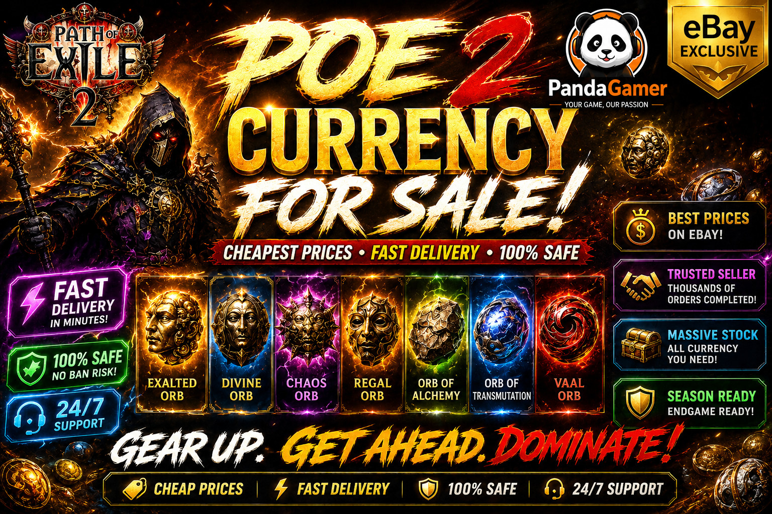 🔥Path of Exile 2 RUNES OF ALDUR ALL CURRENCY 0.5 EXALTED DIVINE CHAOS🔥