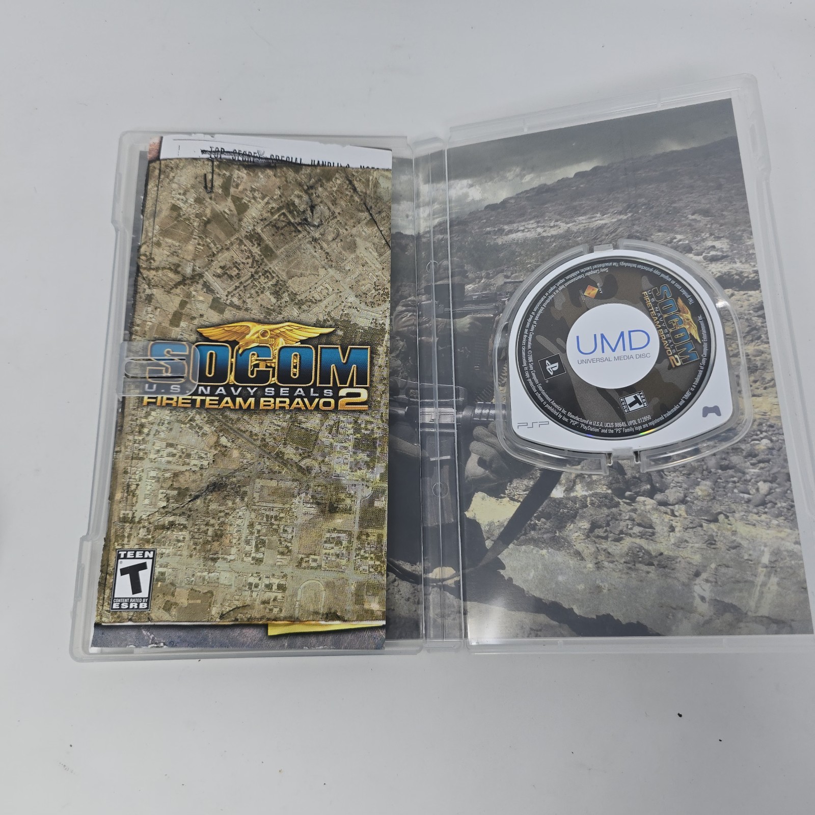 SOCOM: U.S. Navy Seals Fireteam Bravo 2 (Sony PSP) 2006; CIB Complete
