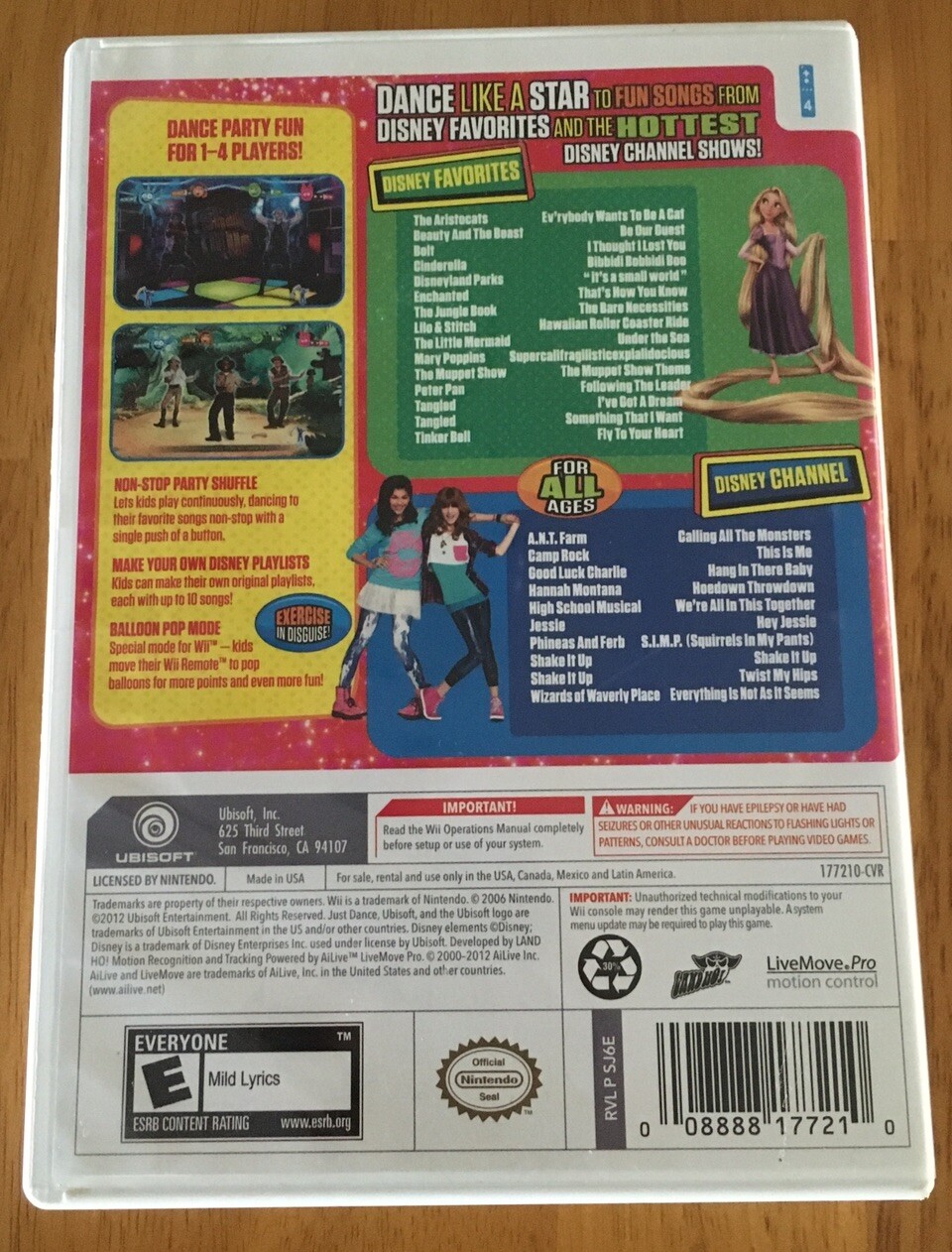Nintendo Wii – Just Dance: Disney Party / Nickelodeon Dance