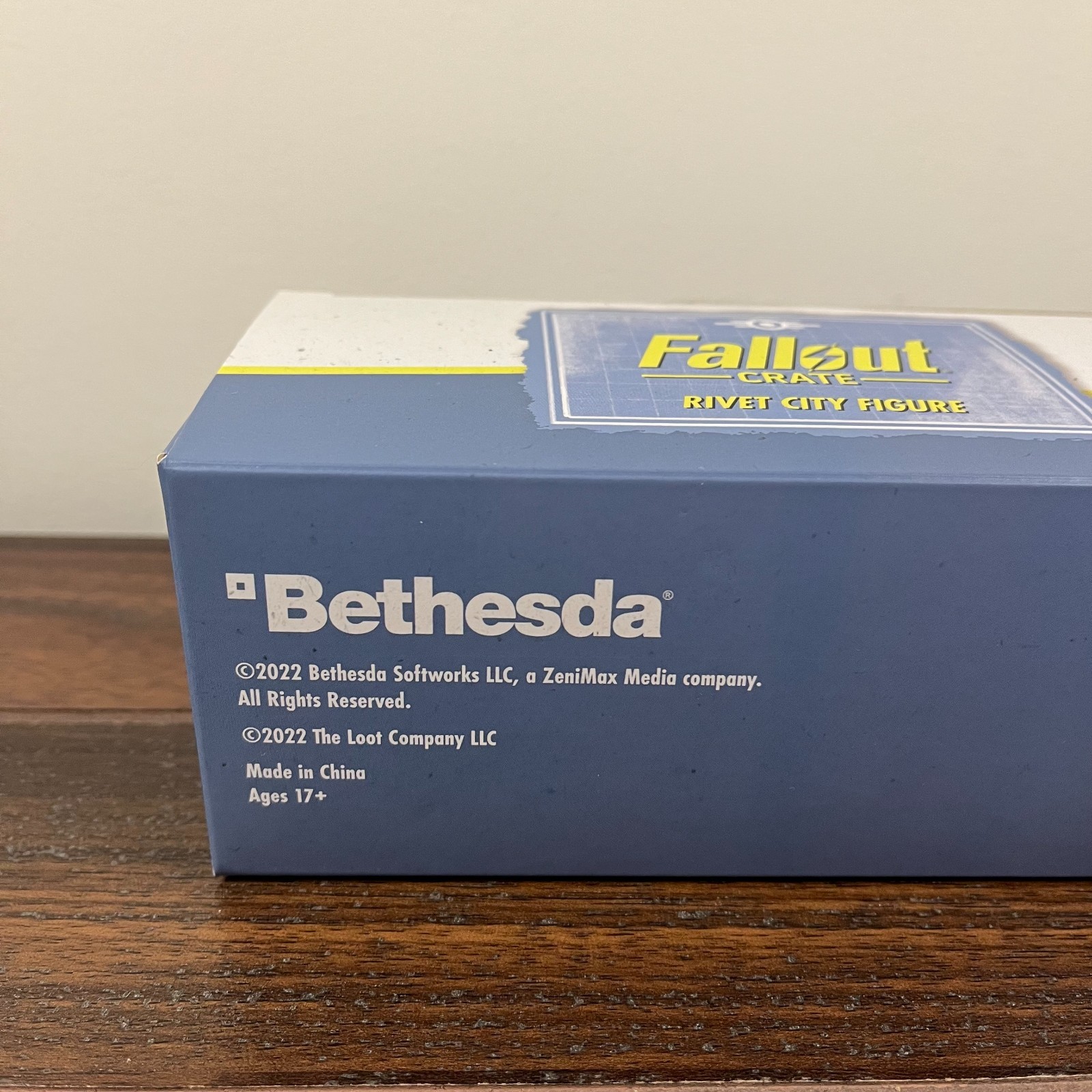 Fallout Crate Bethesda Rivet City Capital Wasteland Aircraft Carrier Figure New