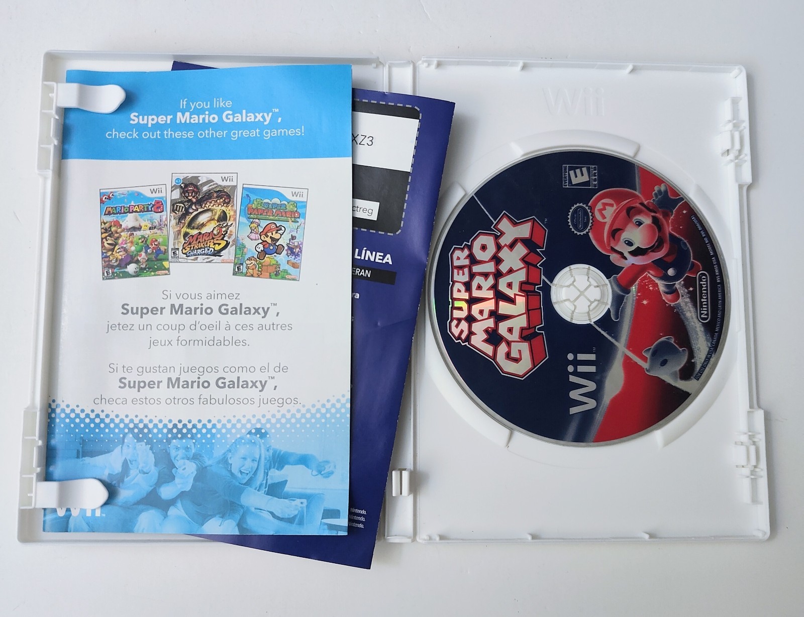 Super Mario Galaxy (Nintendo Wii, 2007) No Manual