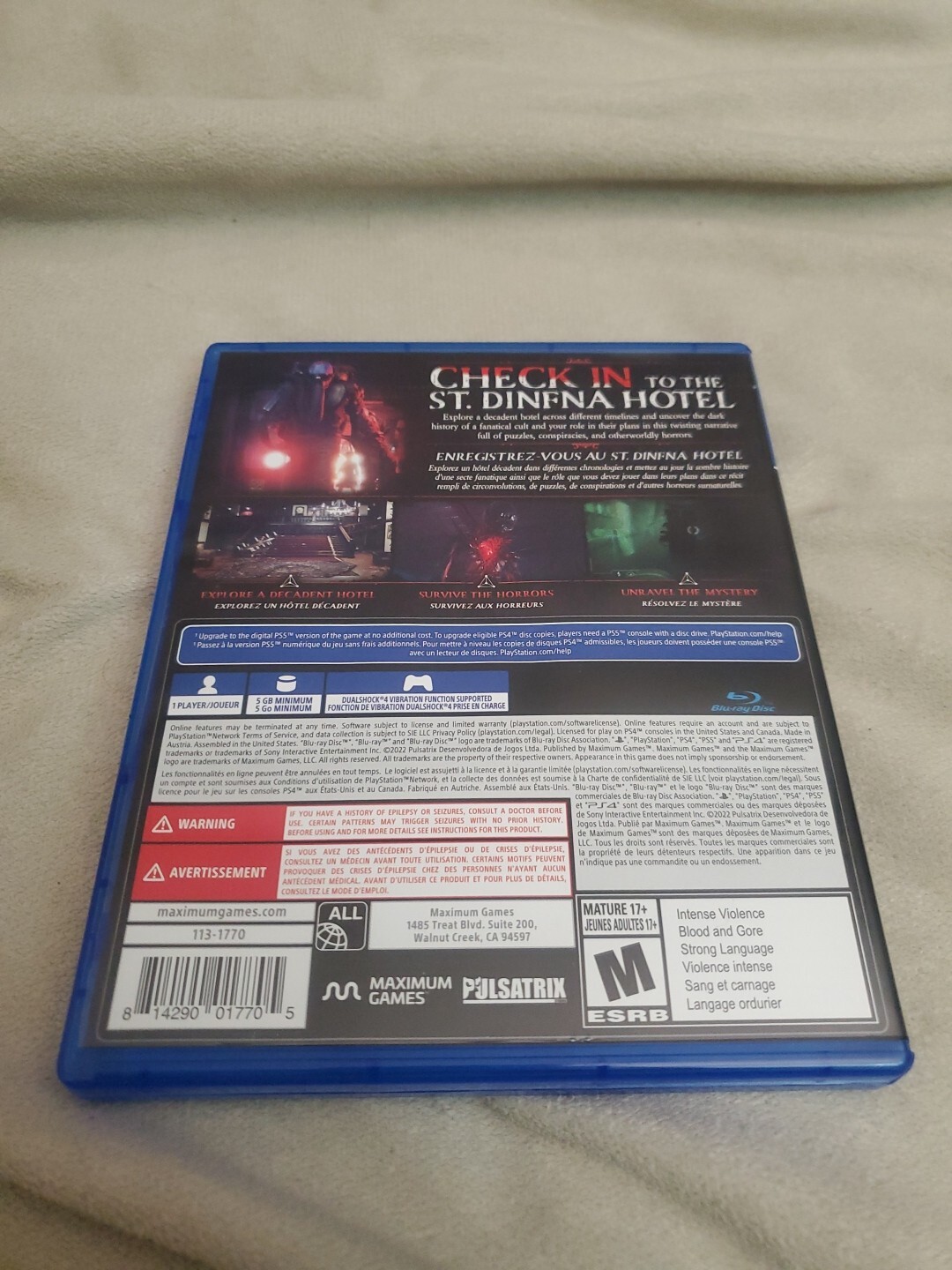 Fobia St Dinfna Hotel – PS4 – Horror Game