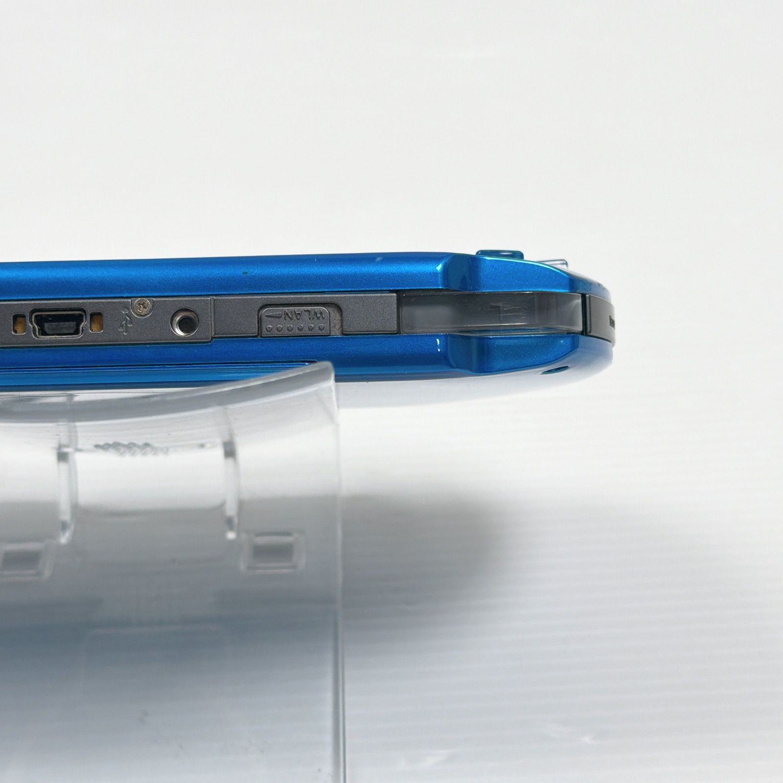Sony PSP 3000 Vibrant Blue Handheld Console Charging USB Cable Tested Japan