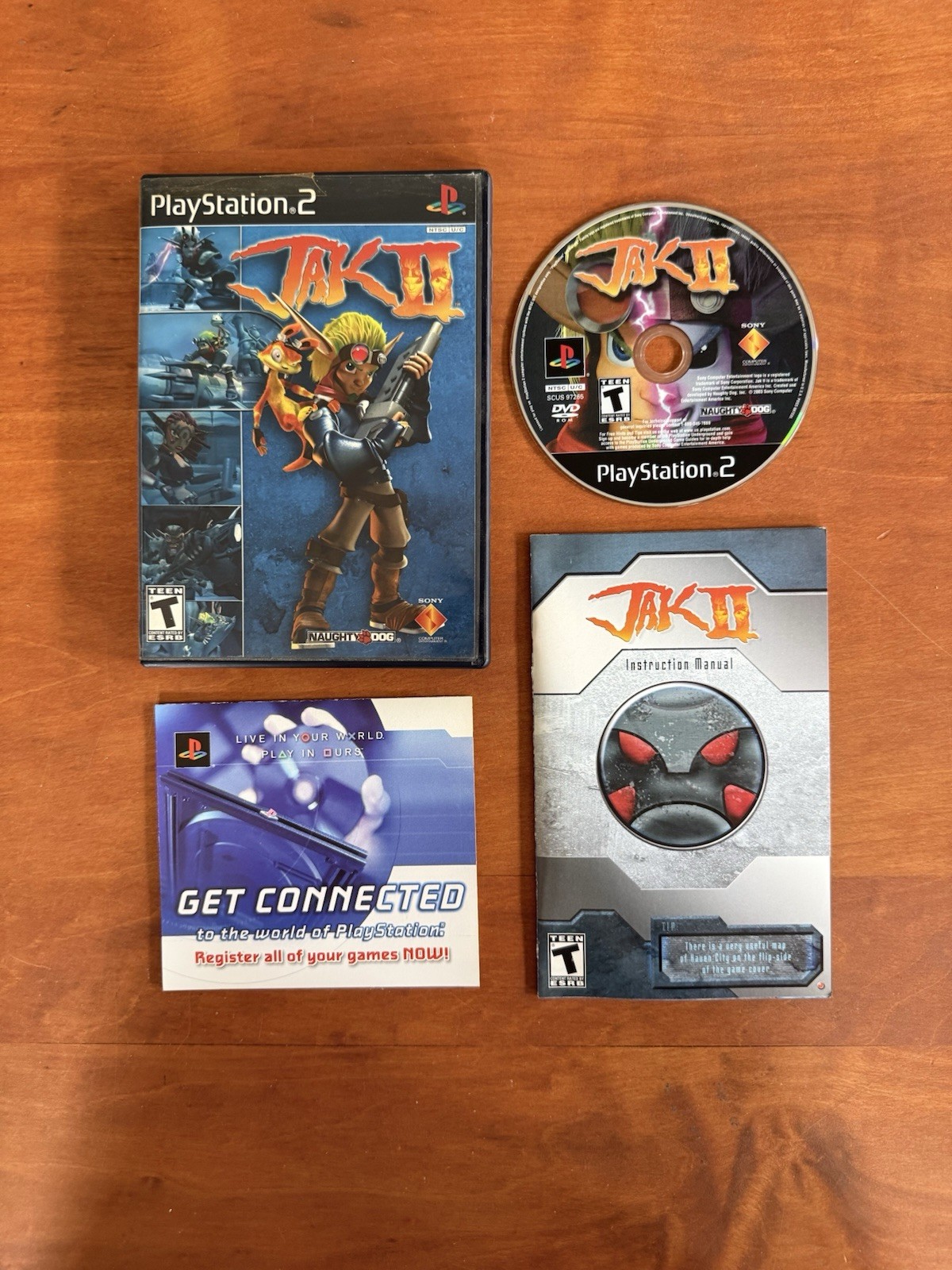 Jak II 2 (PlayStation 2 Ps2) Excellent Black Label CIB Complete w/ Reg & Tested