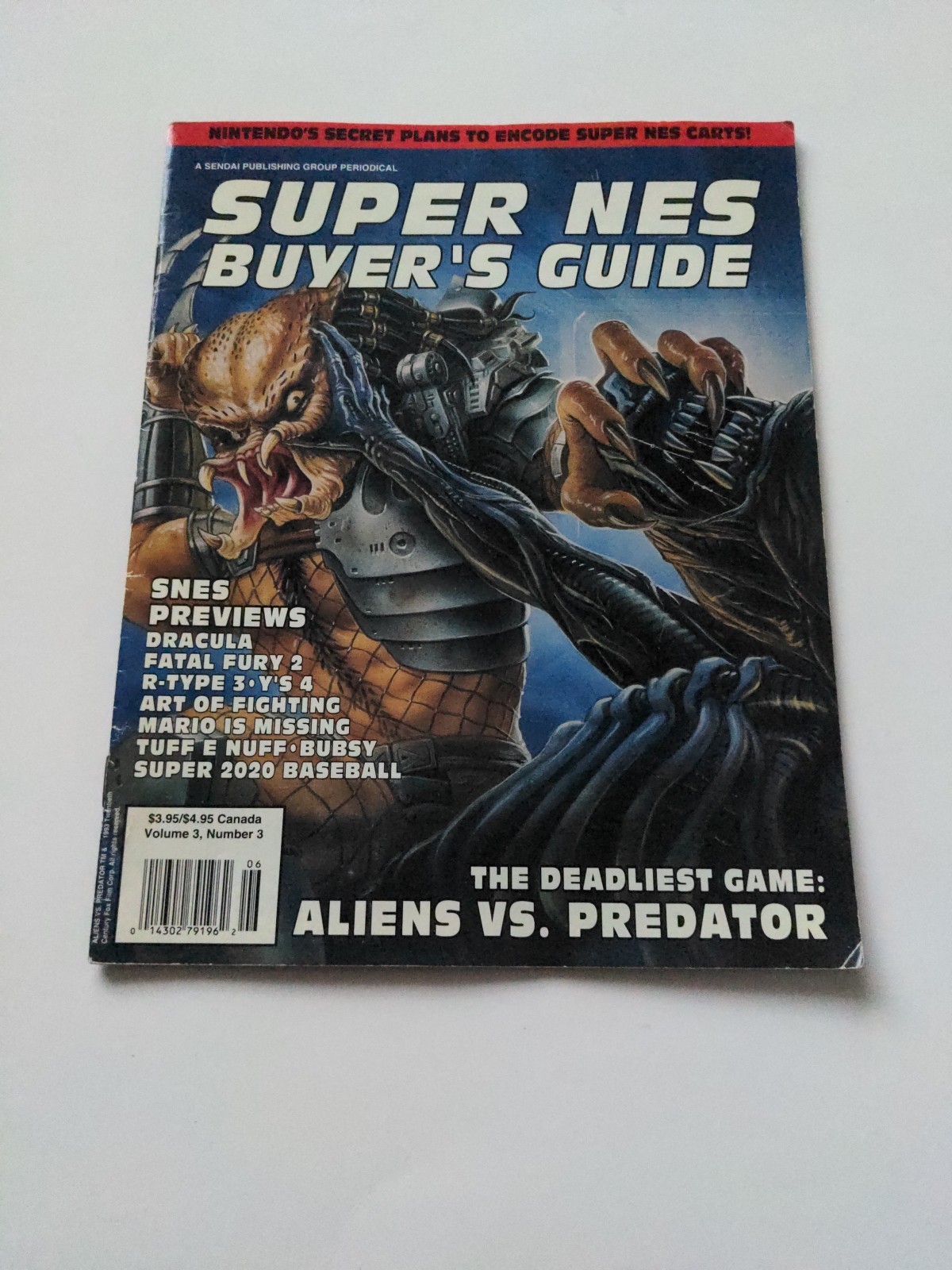 Super NES Buyer’s Guide Magazine – May 1993 Vol. 3 No 3 – R-Type 3 Lost Vikings