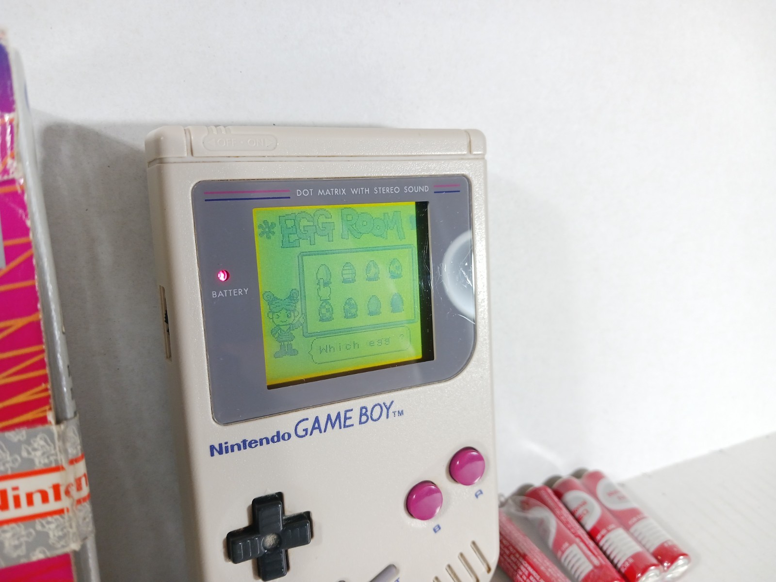 Nintendo DMG Gameboy Original Tested Complete With Box Matching Serial Number