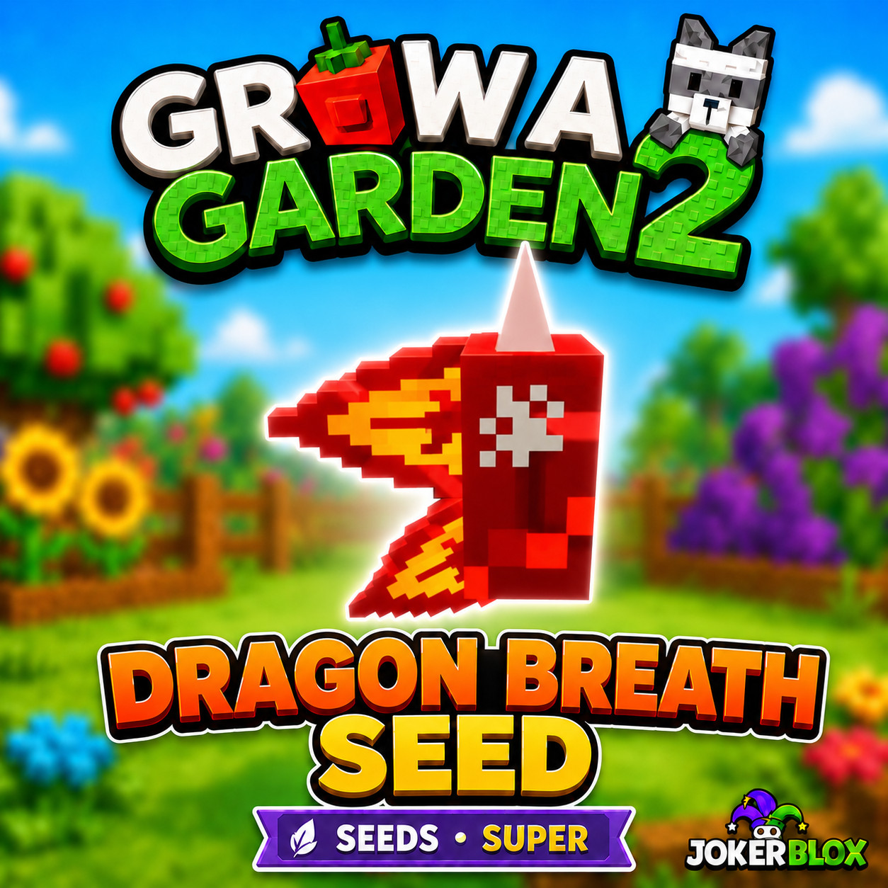 🪴Grow a Garden 2 | Dragon Breath Seeds | GAG2 Fast & Cheap