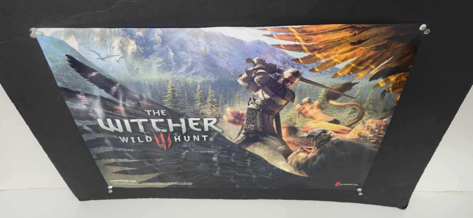 Witcher 3 Wild Hunt Promotional Poster 22″ x 15″