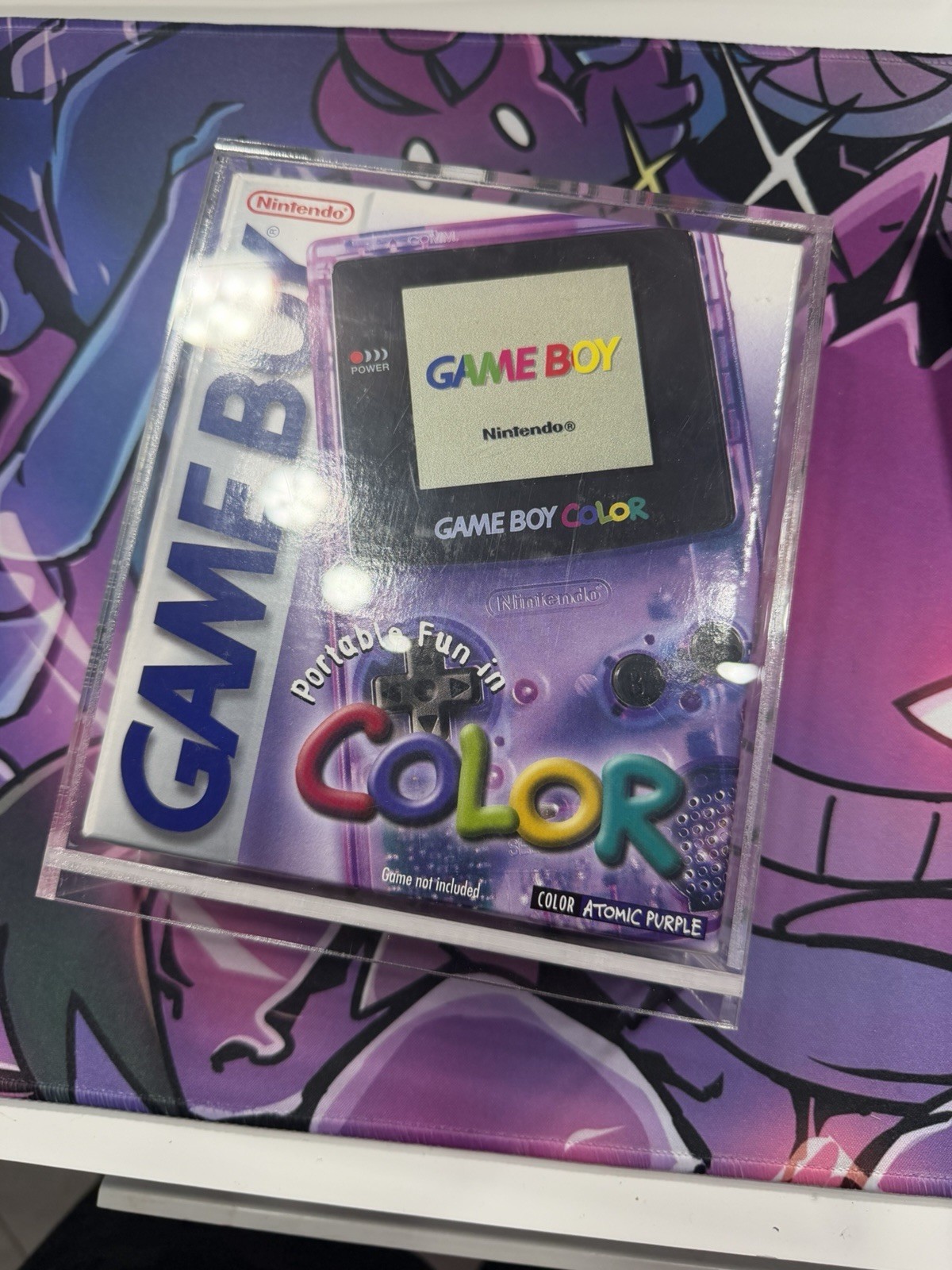 Nintendo Game Boy Color Handheld System – Atomic Purple – Factory Sealed New