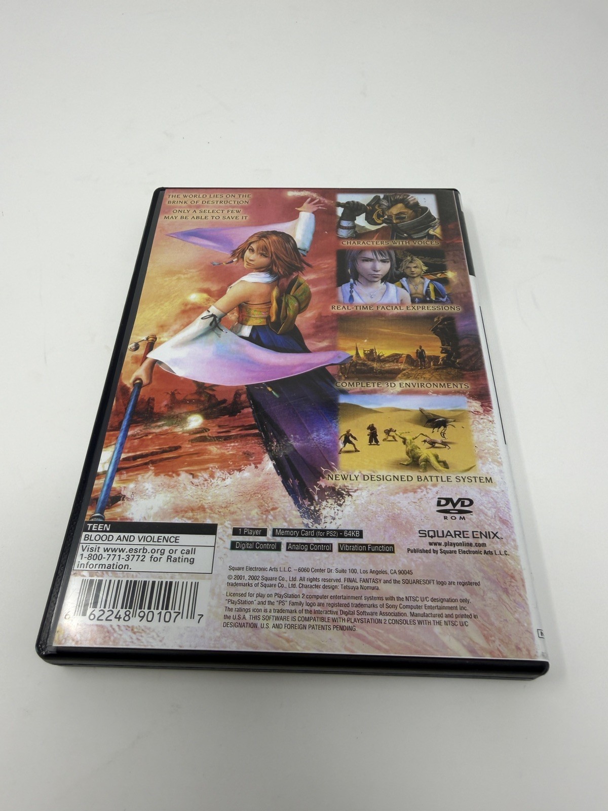 Final Fantasy X PlayStation 2 VERY RARE 2003 Square Enix Black Label Variant