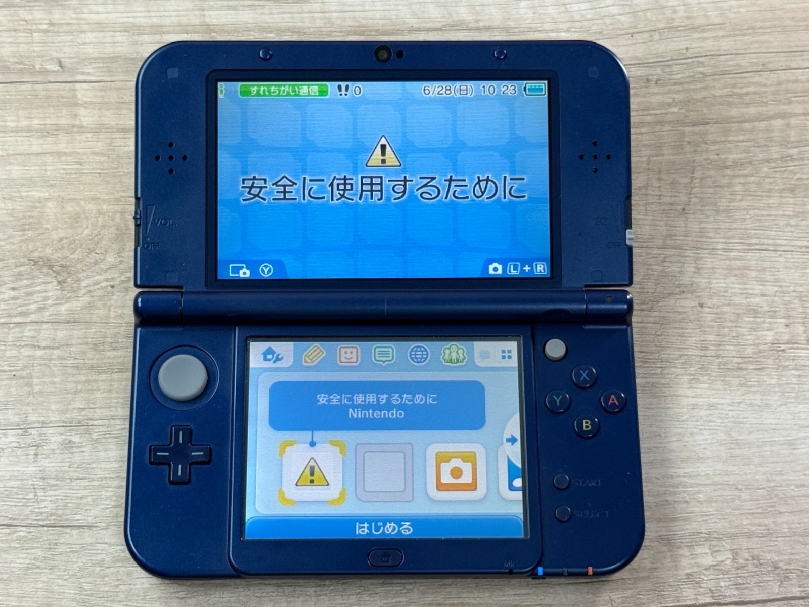 RANK A Nintendo New 3DS XL Metallic Blue Console Tested Japan ver D4228