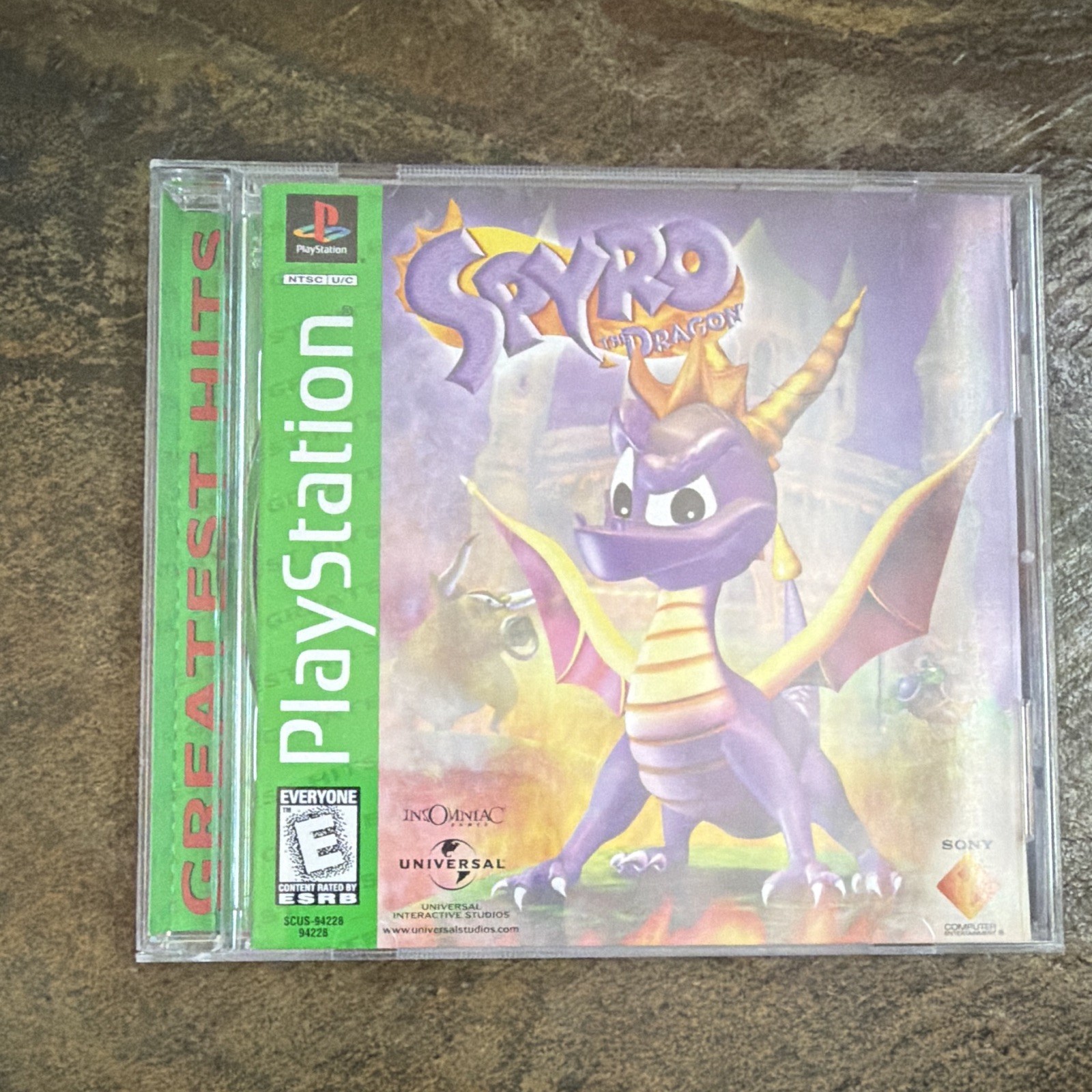 Spyro the Dragon Greatest Hits E-Everyone Sony PlayStation 1998
