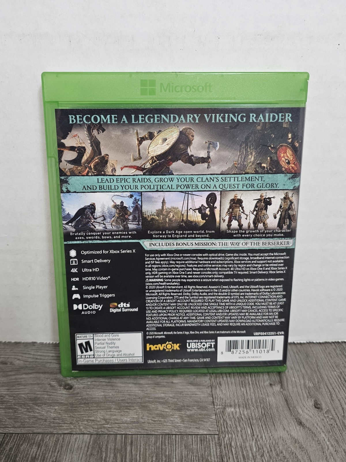 Assassin’s Creed Valhalla – Microsoft Xbox One/Series X *USED*