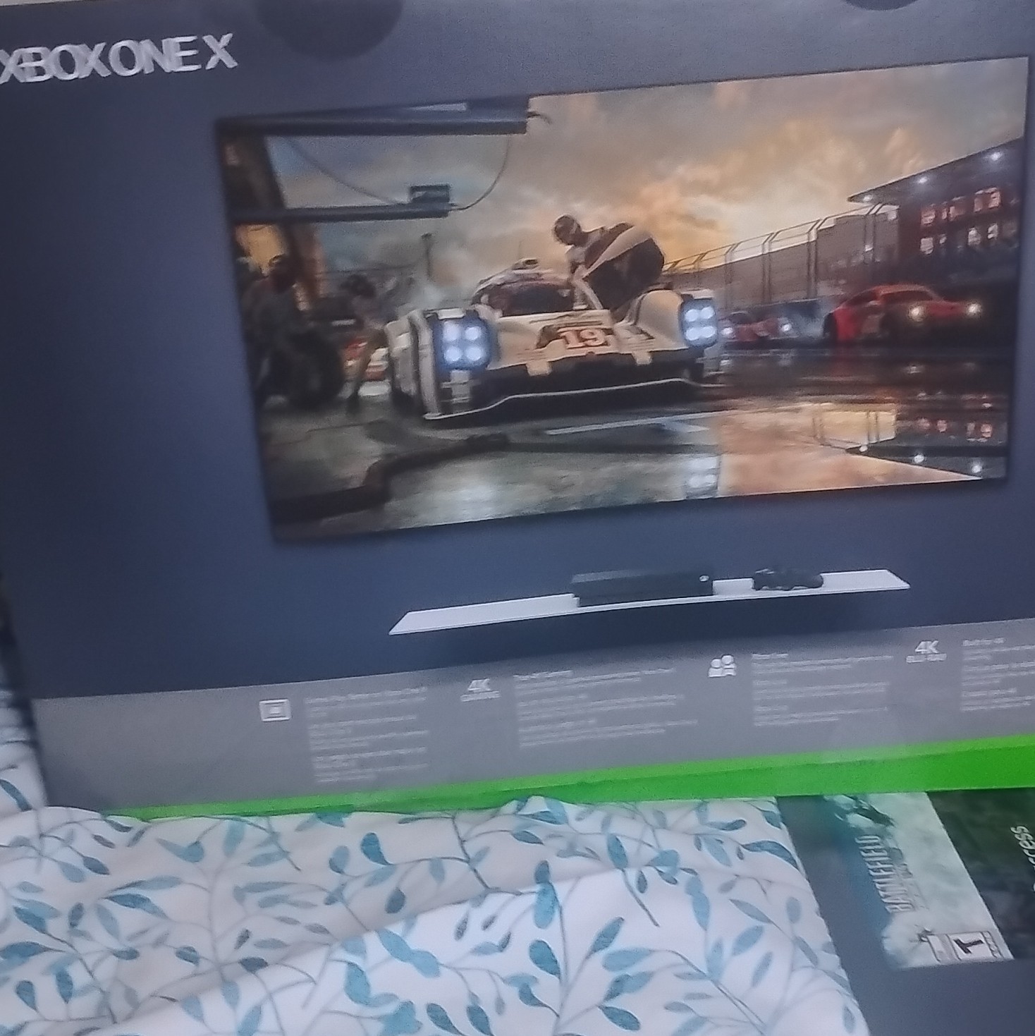 Microsoft Xbox One X 1TB Gold Rush Special Edition Battlefield V Console Rare
