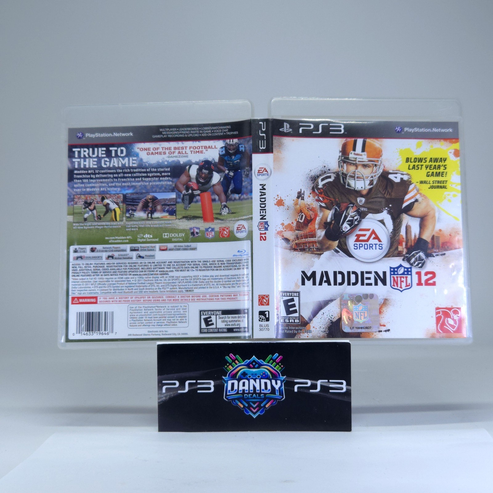 Madden NFL 12 PS3 CIB W/ Manual – PlayStation 3