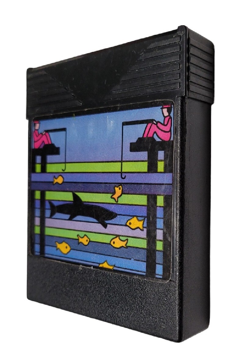 FISHING V-CASE Atari 2600 Game cartridge ntsc Working See Pics