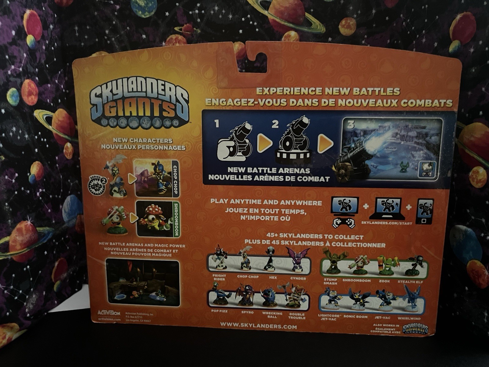 Skylanders Giants Battle Pack Golden Dragonfire Cannon, Chop Chop, Shroomboom