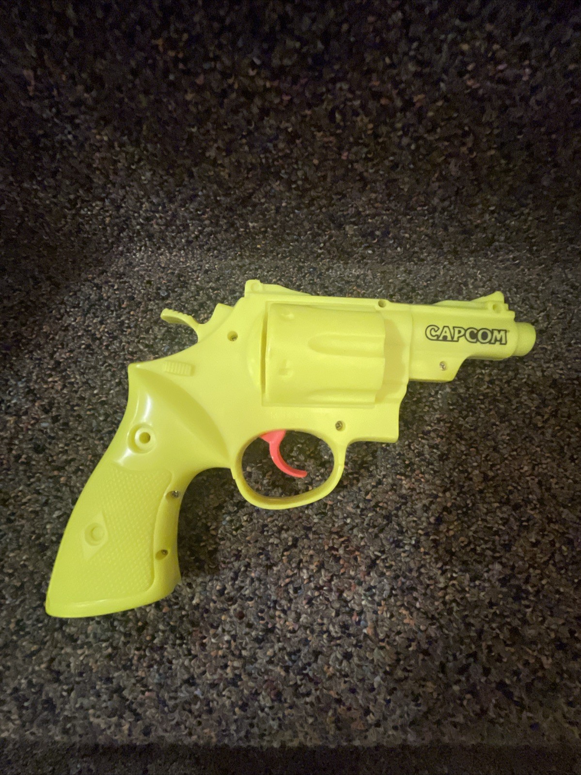 X RARE Capcom Buster Bros Collection Sega Saturn Sony PS1 Promotional Gun CES?