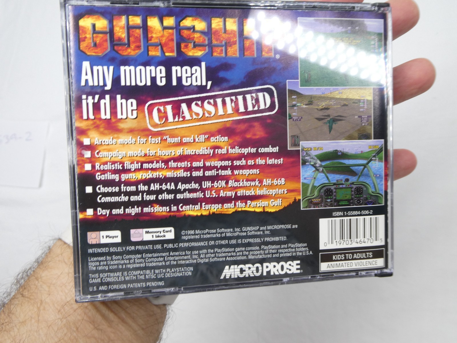 Gunship (Sony PlayStation 1, 1996)