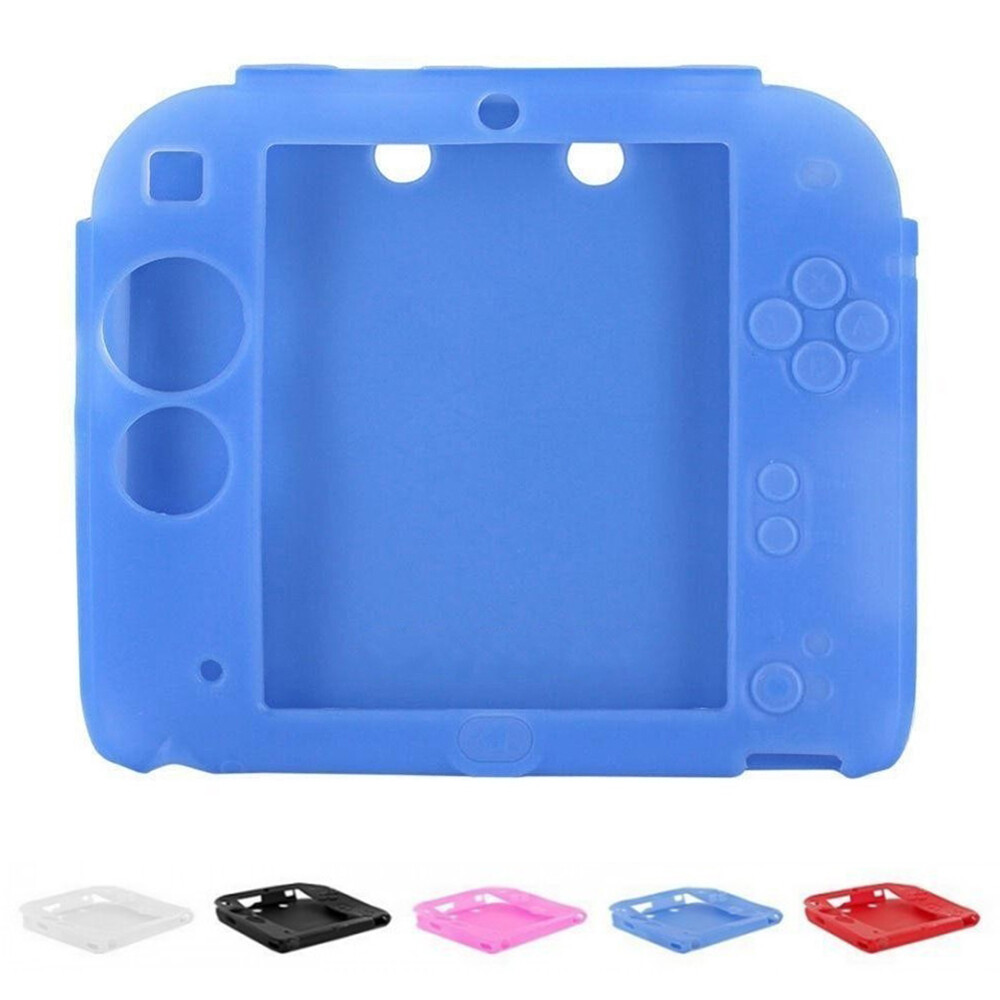 Soft Silicone Rubber Case Protective Guard Soft Gel Skin Cover for Nintendo 2DS