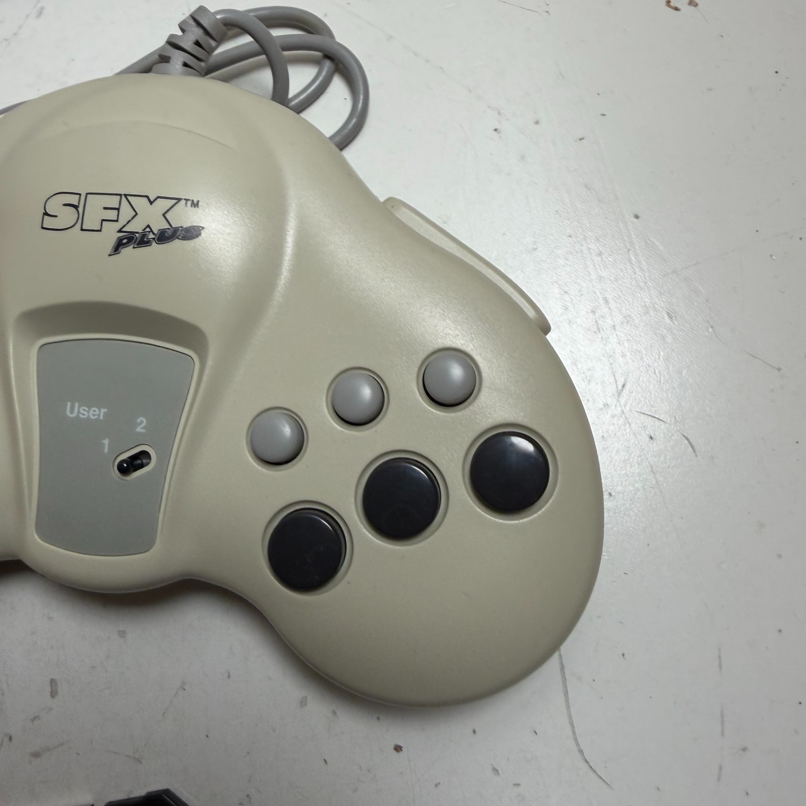 Suncom Technologies SFX Plus Beige Programmable Joypad For Macintosh & PowerMac