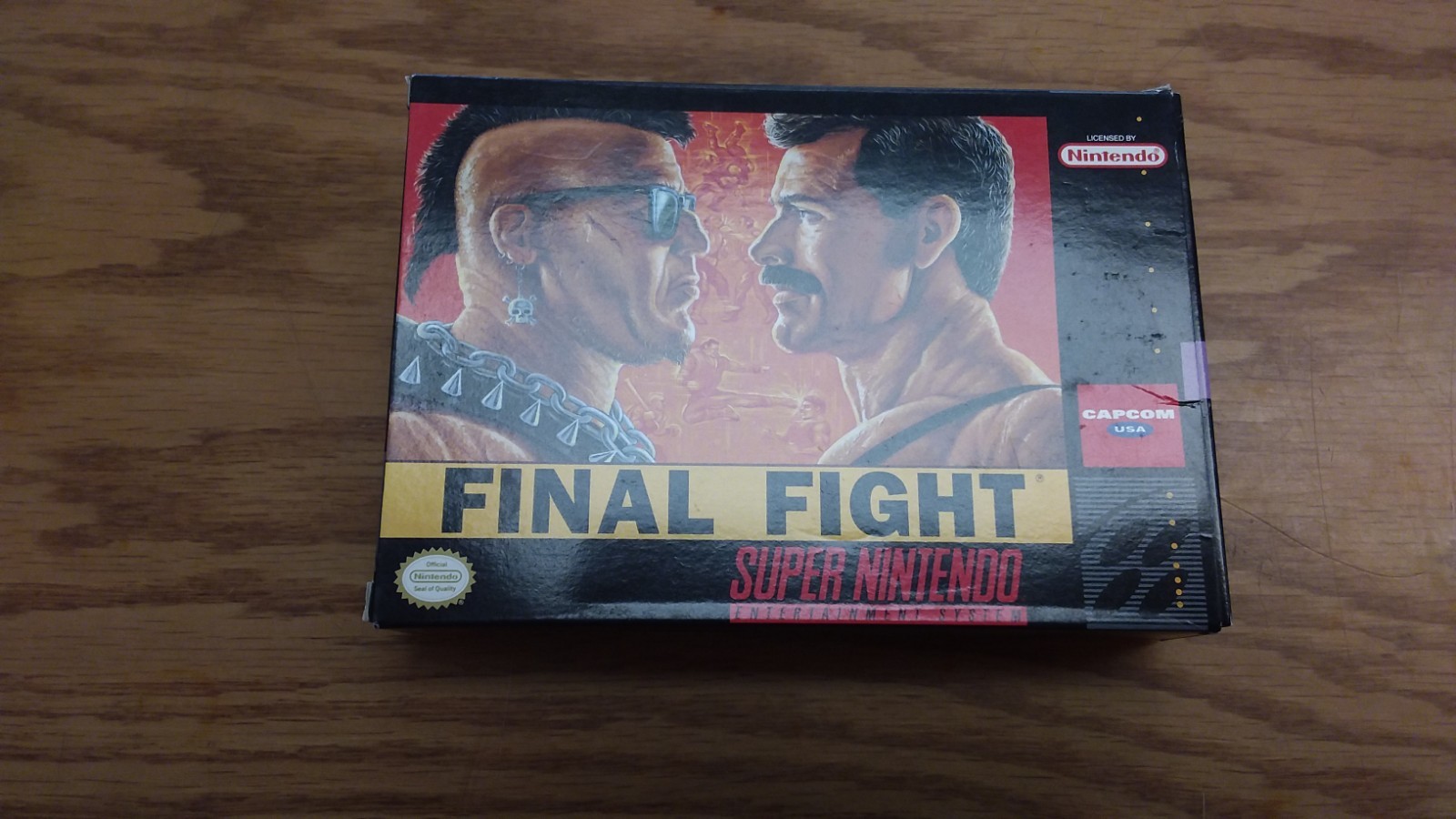 FINAL FIGHT (Super Nintendo, 1991) Near CIB NO WARRANTY CARD