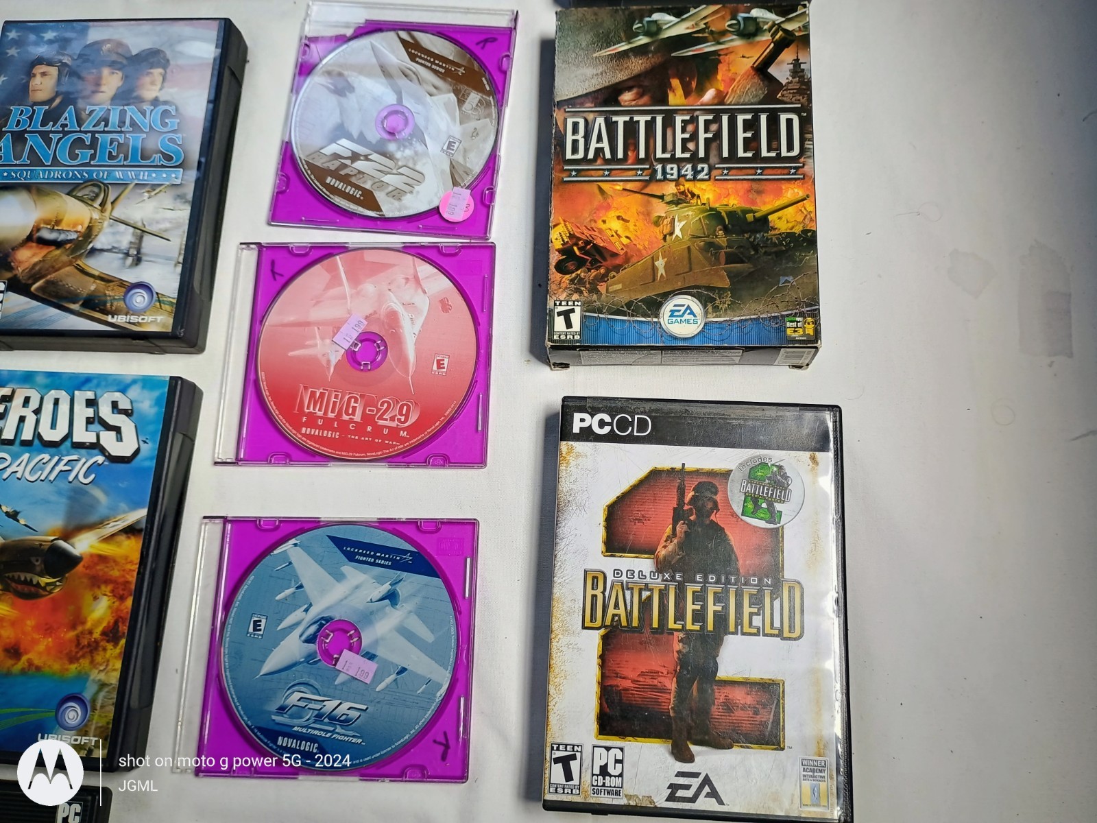 Lot Of 25 2000’s PC CD-ROM Games Command Conquer COD Battlefield Tested W/Codes