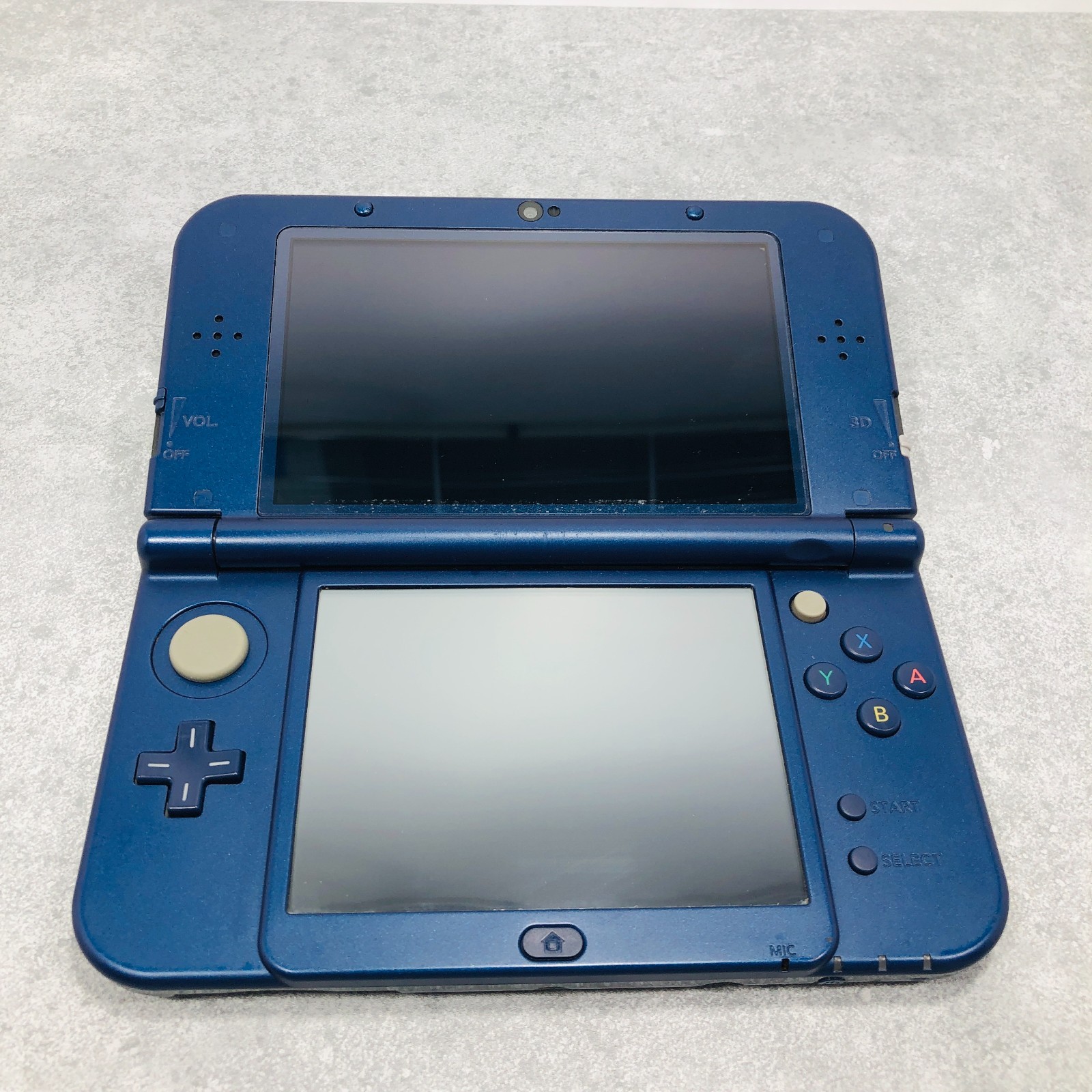 [Top IPS / EX+3] New Nintendo 3DS LL XL Metallic Blue console Japan NTSC-J 6-123