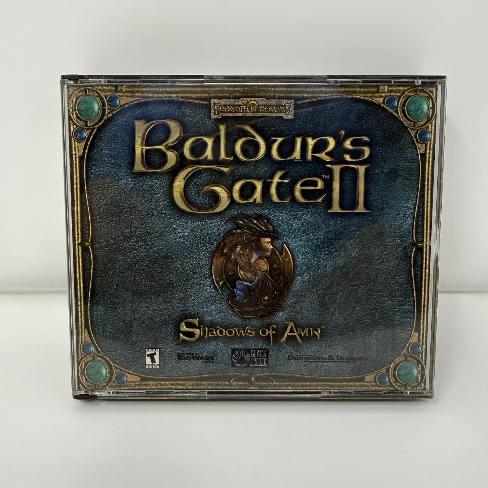 Baldur’s Gate 2 II: Shadows of Amn (PC, 2000) 4 Disc Set , Manual, & Guide Book