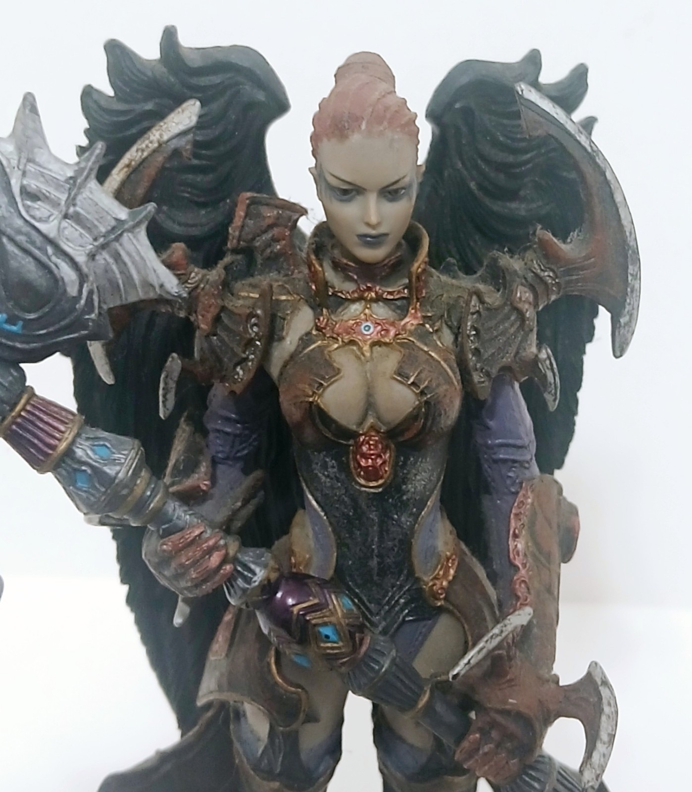 Avia Figure from Aion Limited Collectors Edition Winged Asmodian Daeva 6.25 Tall