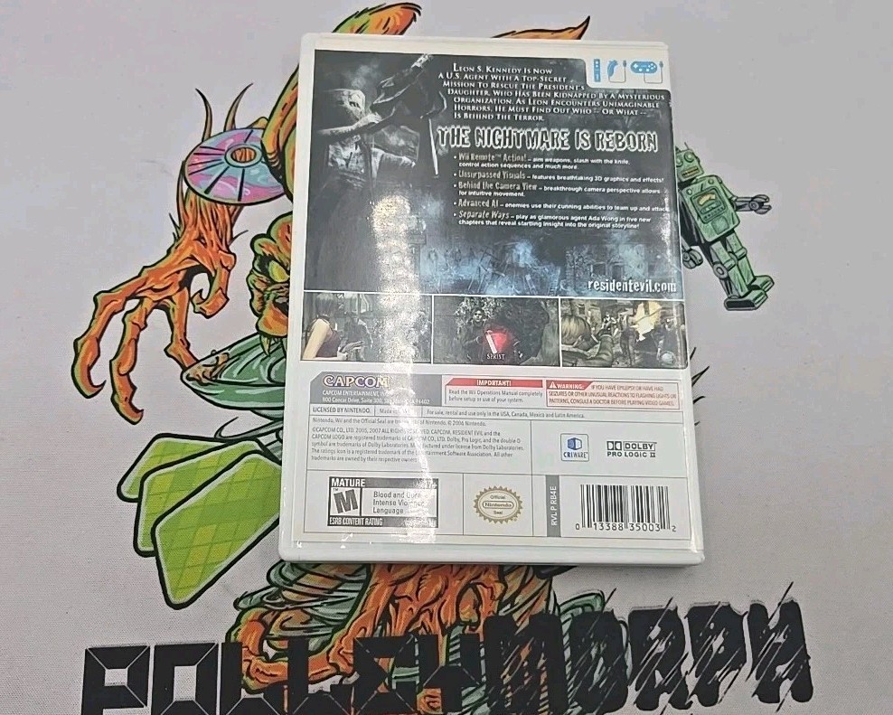 Resident Evil 4 — Wii Edition (Nintendo Wii, 2007) CIB, Tested