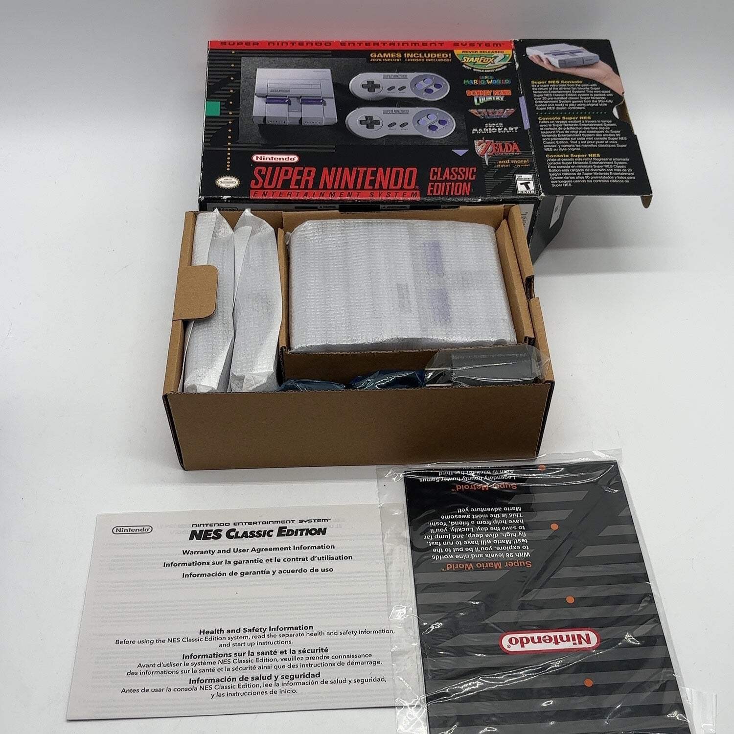 Super Nintendo Entertainment System NES Console Gaming System NES-001 Gray