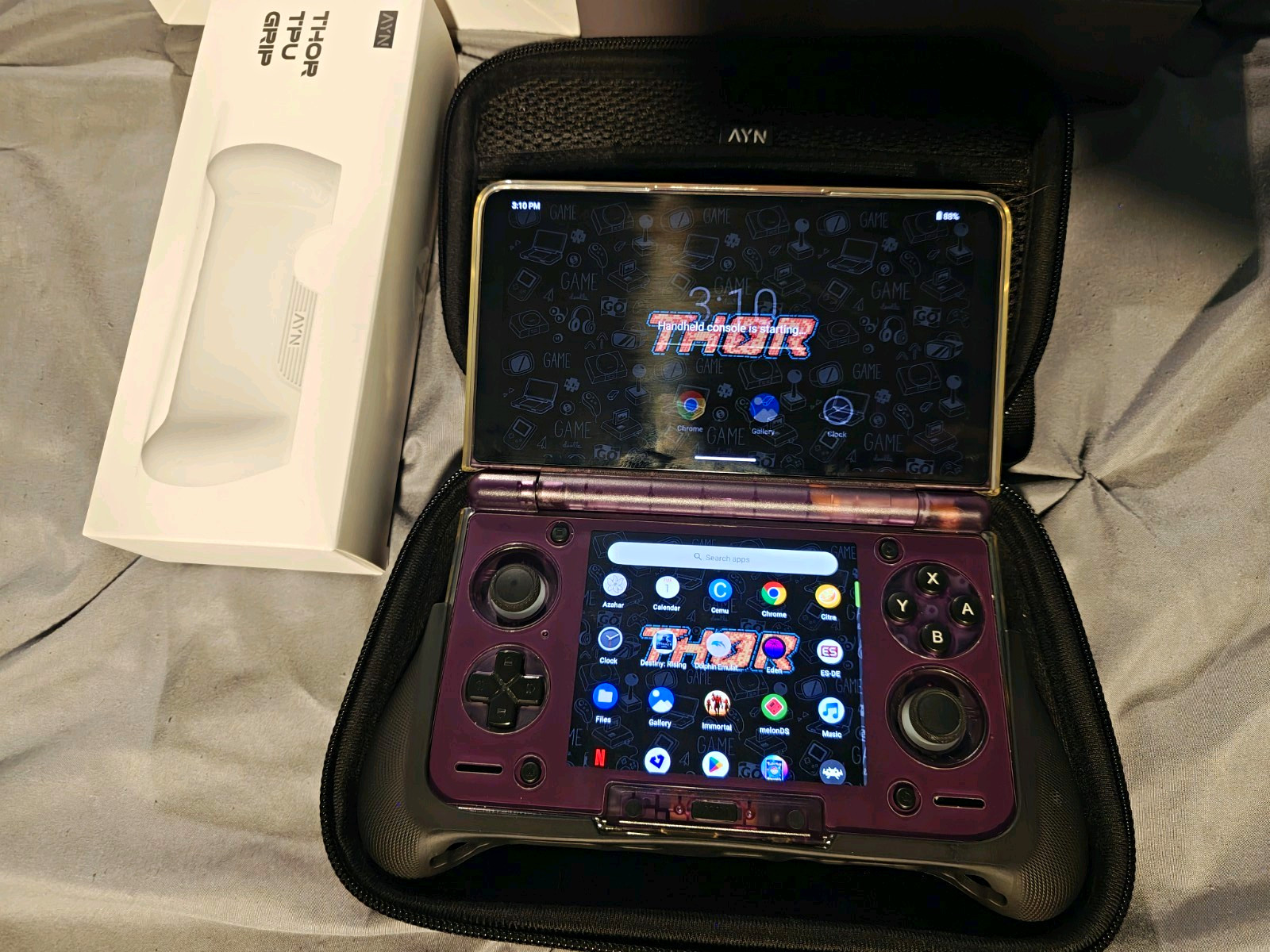 AYN Thor Max Clear Purple Android Handheld System 1TB, 16GB RAM UFS4.0 (Batch 1)