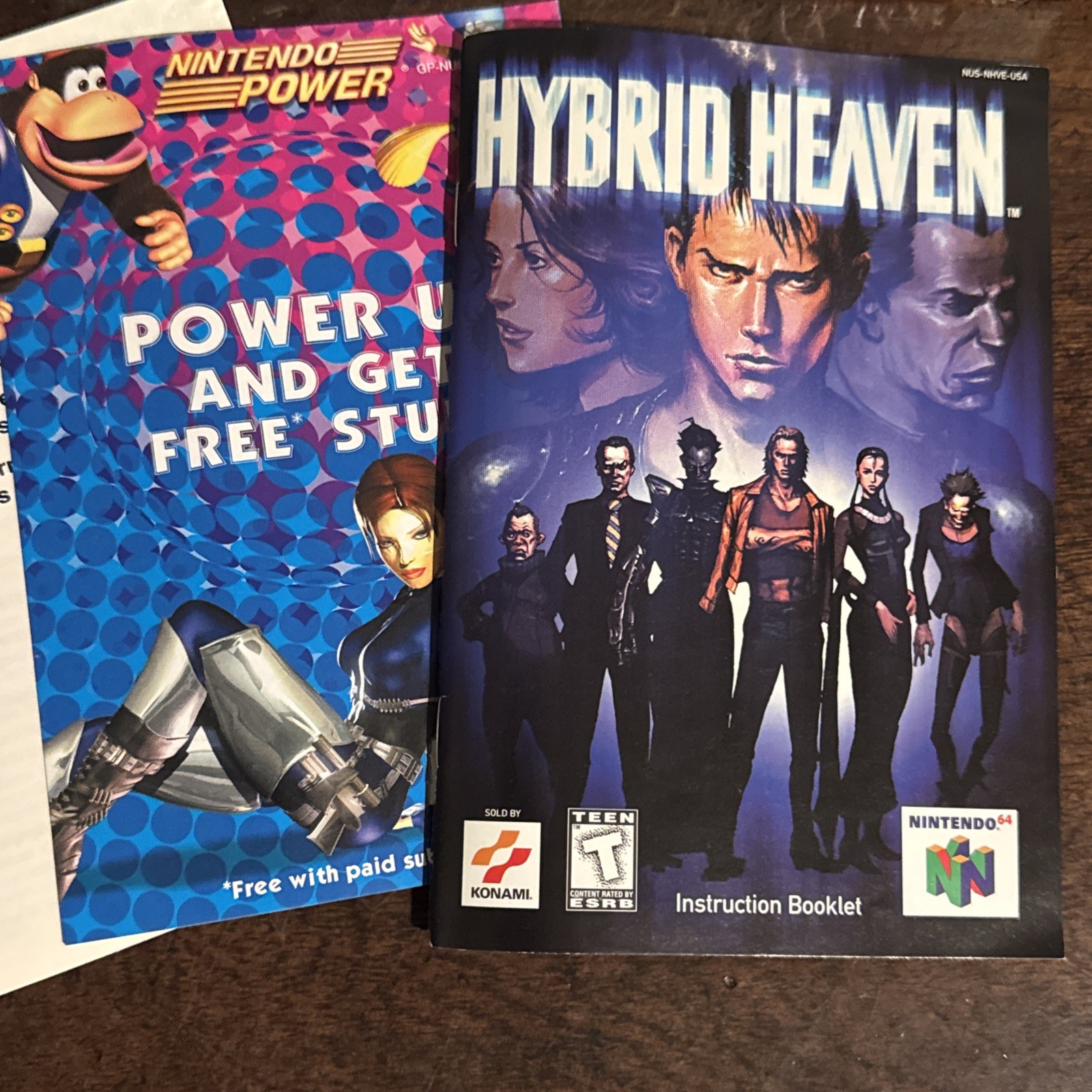Hybrid Heaven Nintendo 64 N64 (1999) CIB w/ All Box, Manual & Inserts