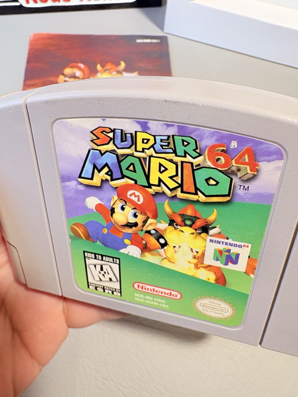 Super Mario 64 Nintendo N64 1996 Complete CIB – Authentic – Very Good Condition