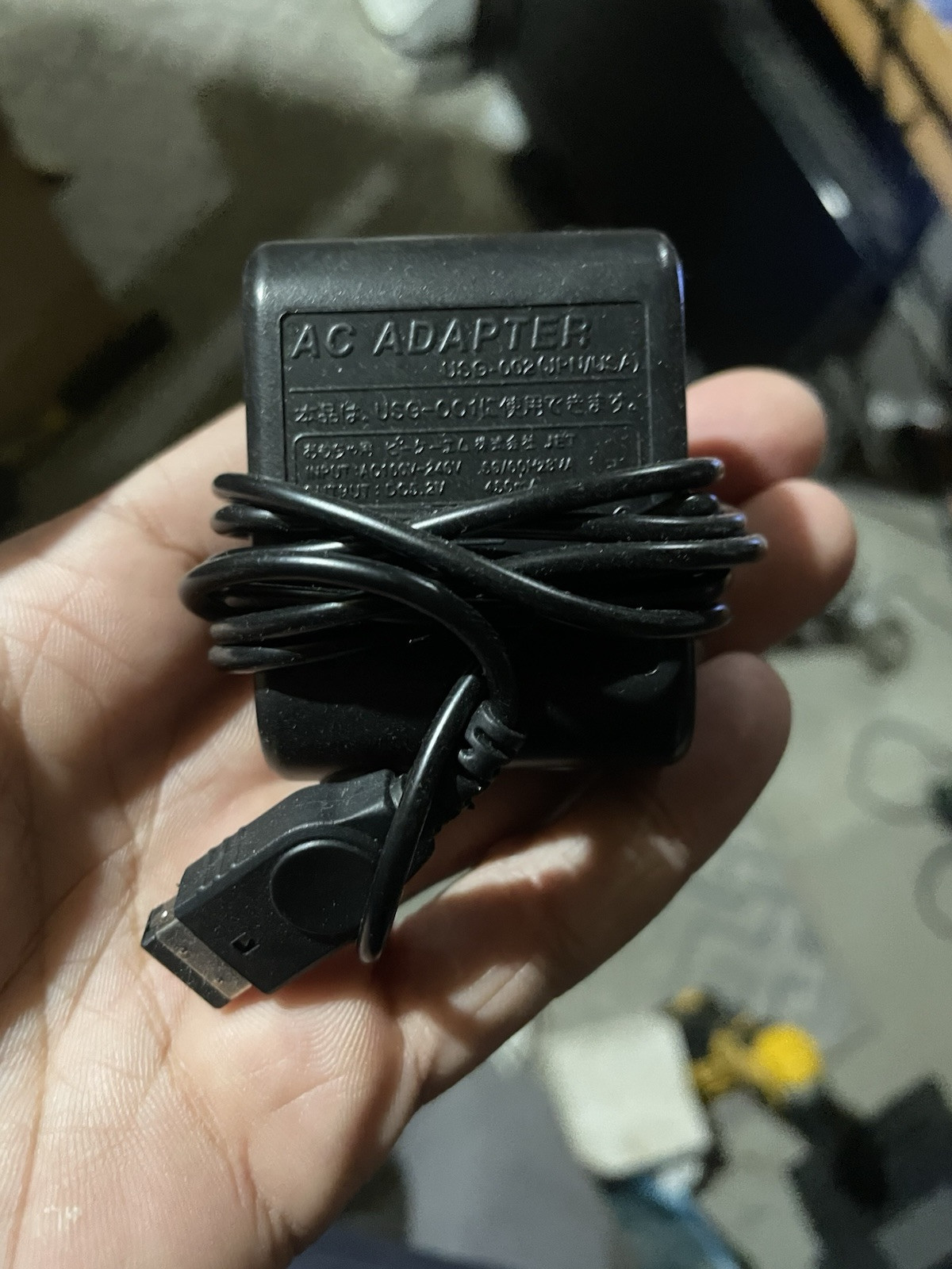 Generic Nintendo Gameboy Sp NTR-002 (JPN/USA) Charging AC Wall Adaptor – Black