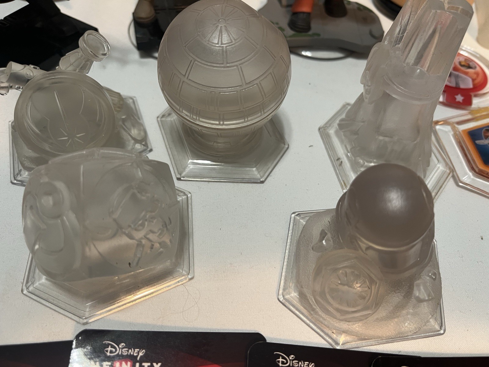 Disney Infinity Character Figure Pack Lot Darth Vader Yoda Iron Man Thor.