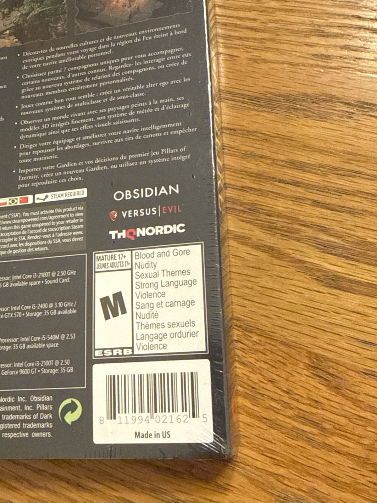 Pillars of Eternity II: Deadfire – Linux / MAC / PC Steam Required NEW SEALED
