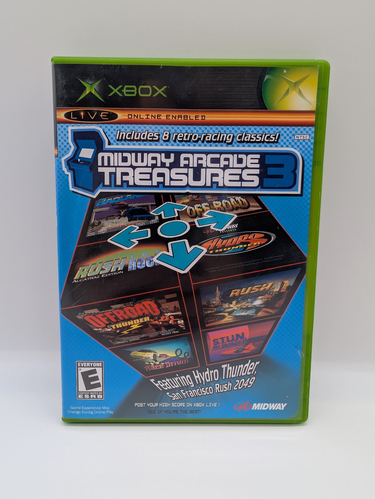Midway Arcade Treasures 3 (Microsoft Xbox) VERY GOOD COMPELTE! MAIL IT TOMORROW!