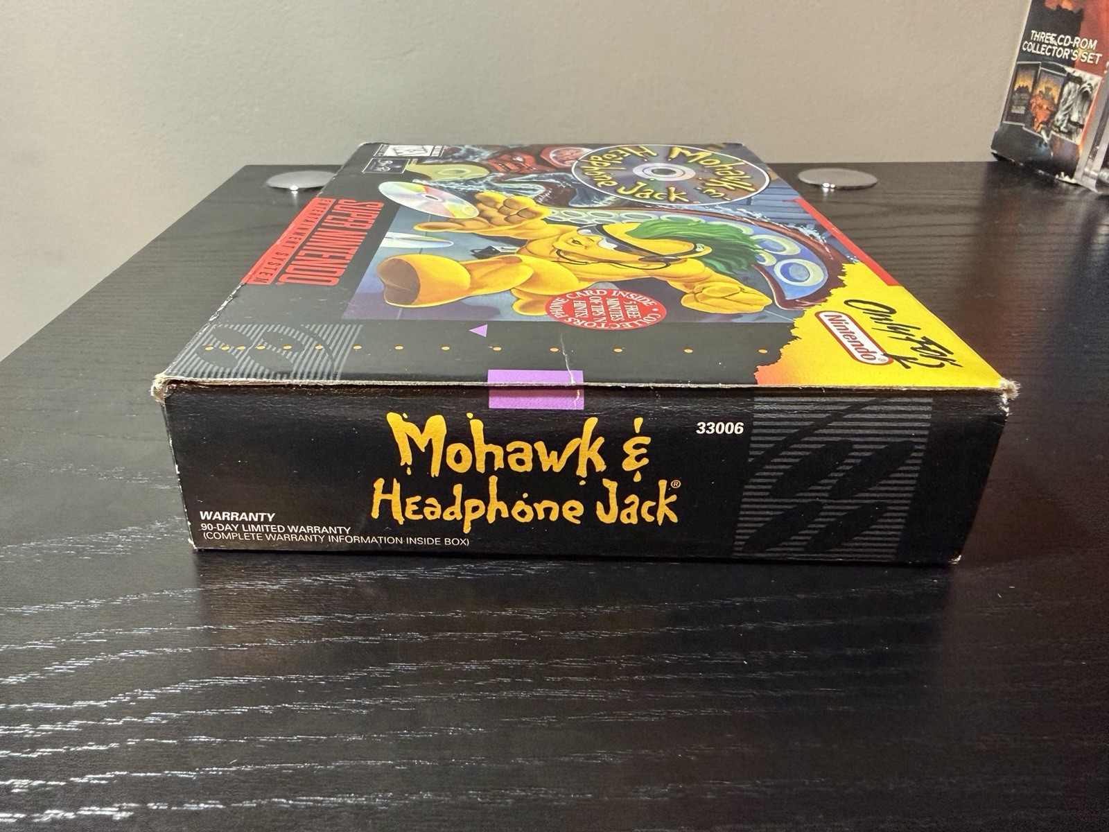 Mohawk & Headphone Jack Super Nintendo Authentic Tested & Working Rare 1997