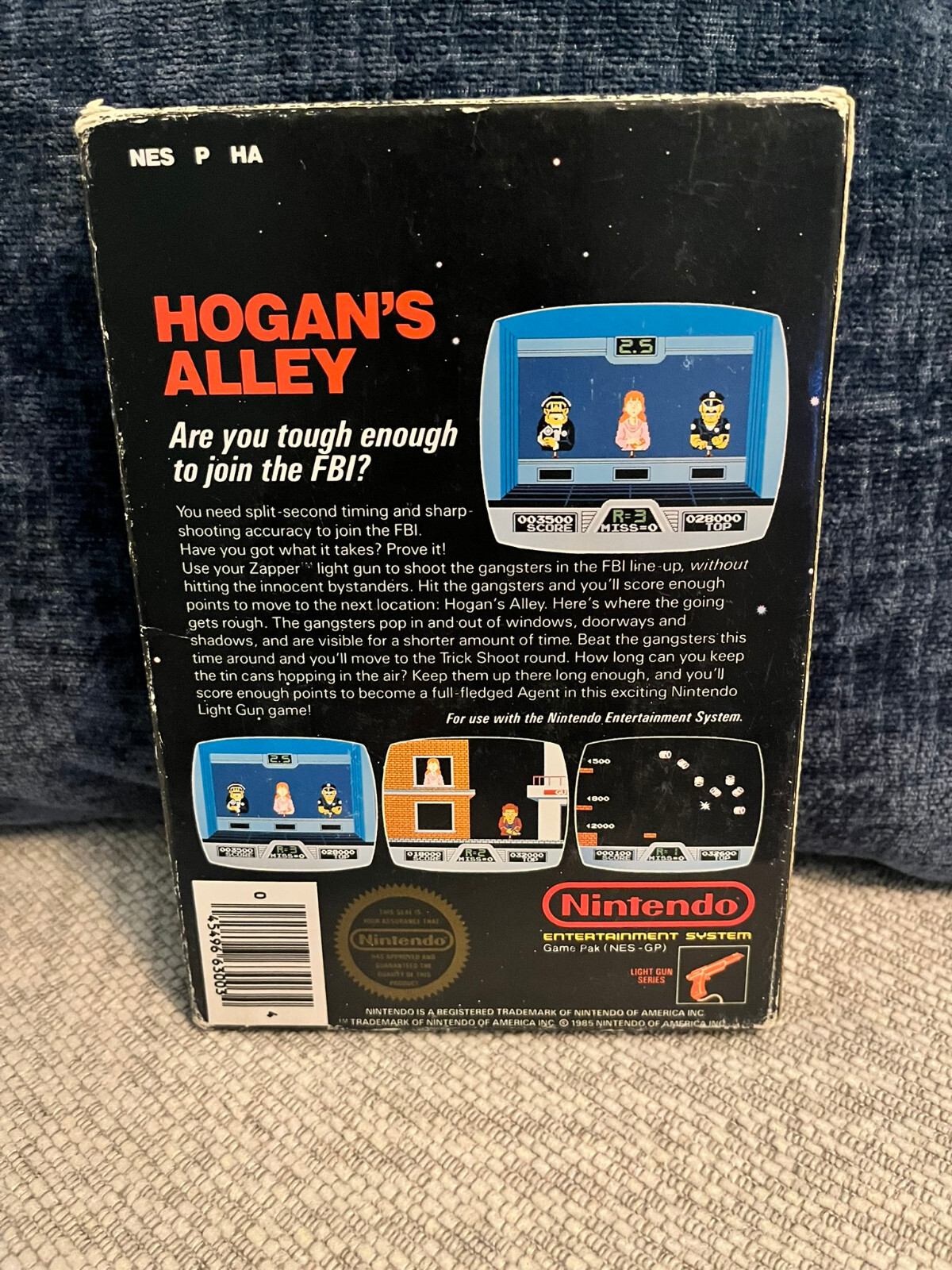 Hogan’s Alley (Nes, Nintendo Entertainment System, 1985) CIB – Complete in Box