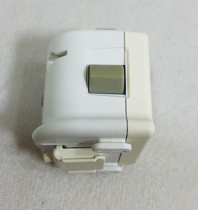 OEM Wii Remote White W/Wii Motion Plus Adapter + Black Slip Cover Tested Cleaned
