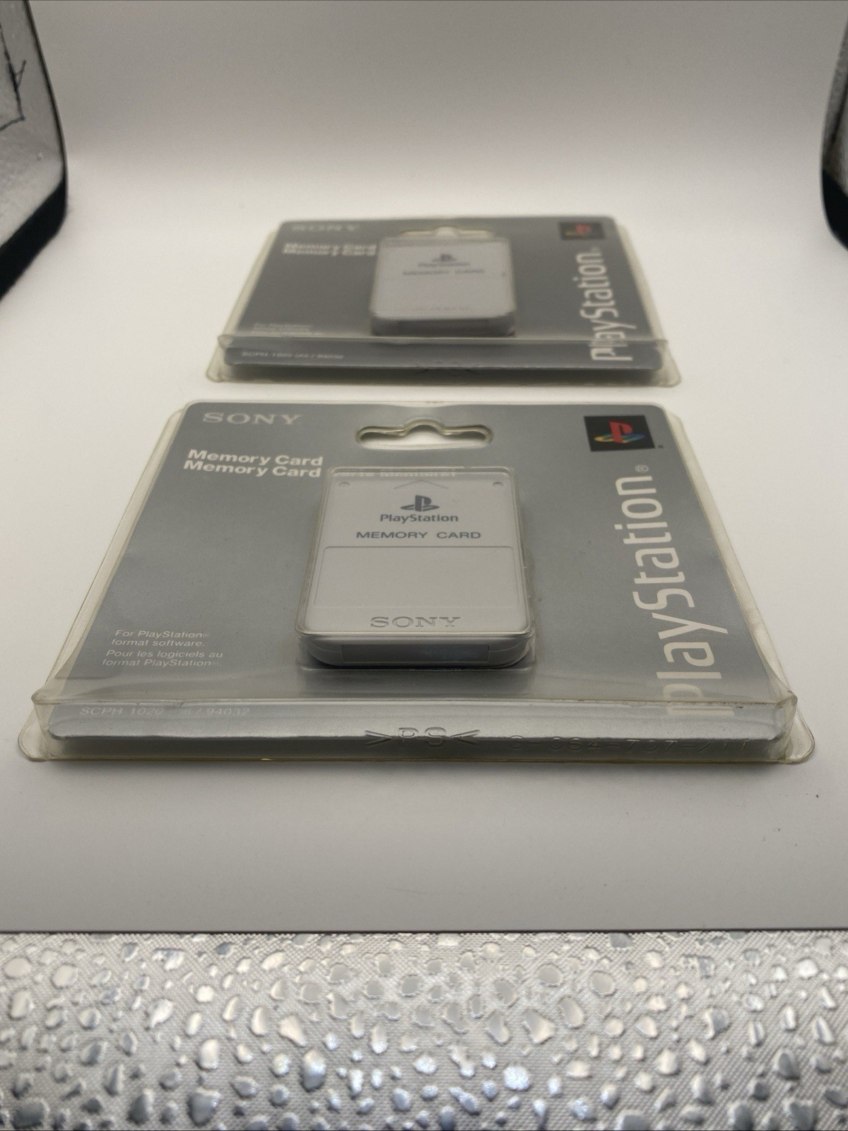 Official Sony PlayStation PS1 Light Gray White Memory Card SCPH-1020 (2)