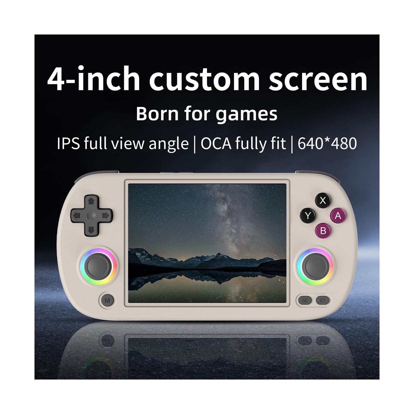 RG40XX H Handheld Game Console rg40xxh Retro Gaming Console 4.0” IPS Screen …