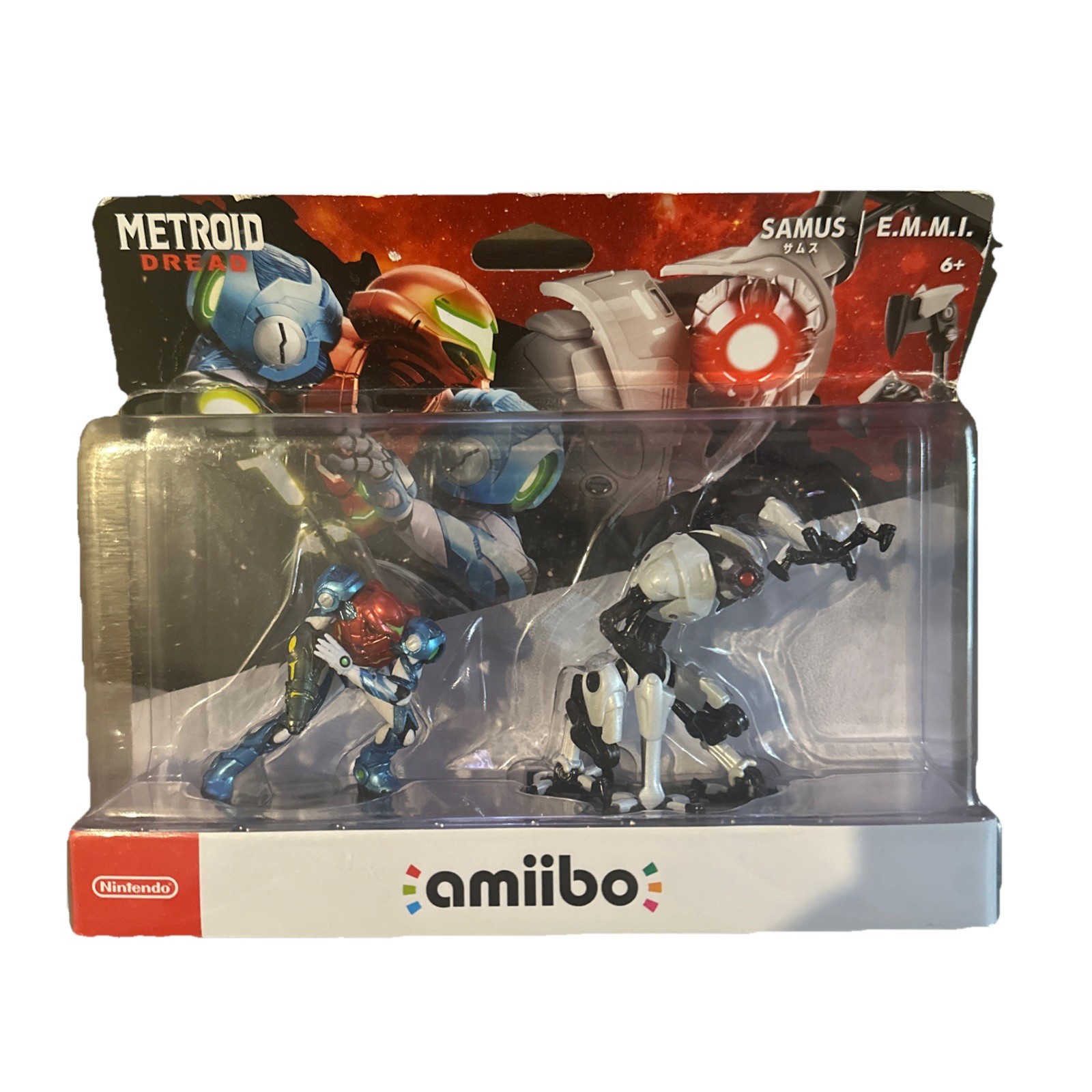 Metroid Dread amiibo Action Figures Figurines Samus/E.M.M.I. In-Game Bonuses