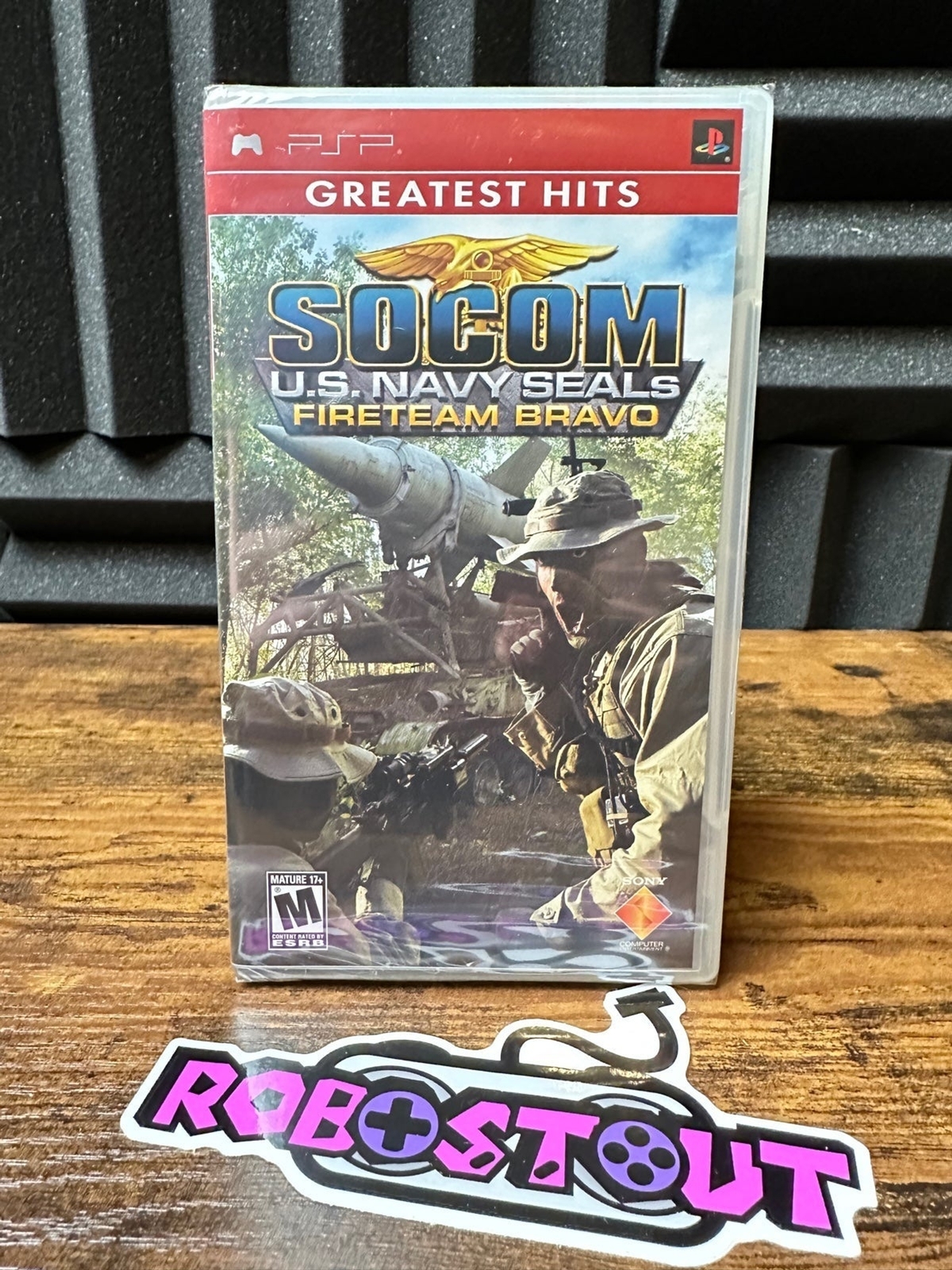 SOCOM US Navy Seals Fireteam Bravo Greatest Hits – Sealed New (Sony PSP) ⭐